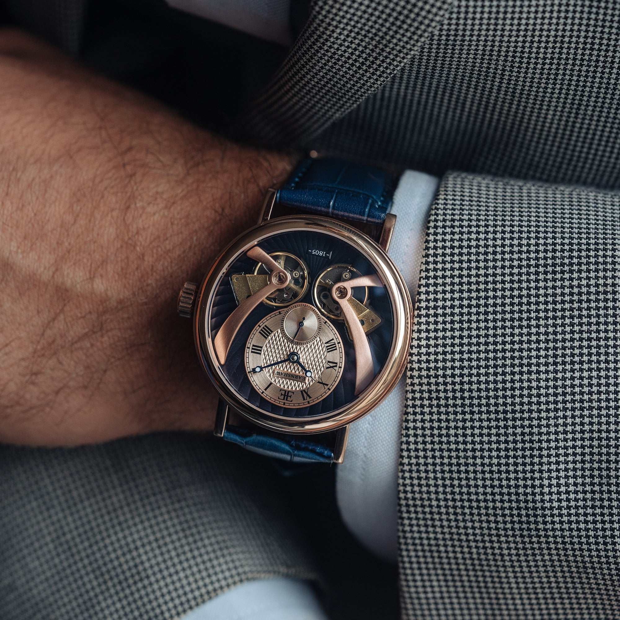 Thomas Earnshaw Thomas Earnshaw Beaufort Anatolia Men's Mechanical Automatic Regency Blue Watch ES-8059-05