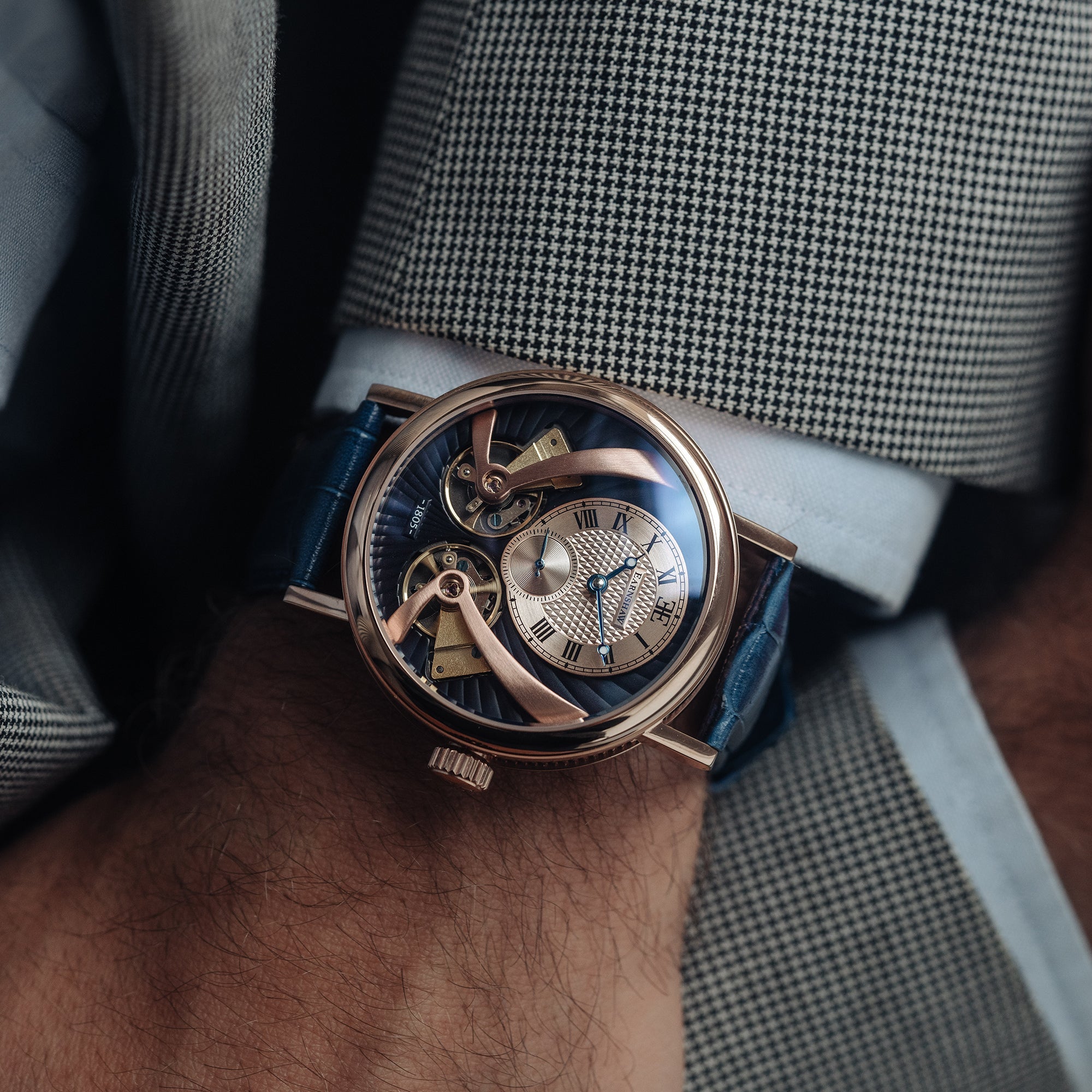 Thomas Earnshaw Thomas Earnshaw Beaufort Anatolia Men's Mechanical Automatic Regency Blue Watch ES-8059-05