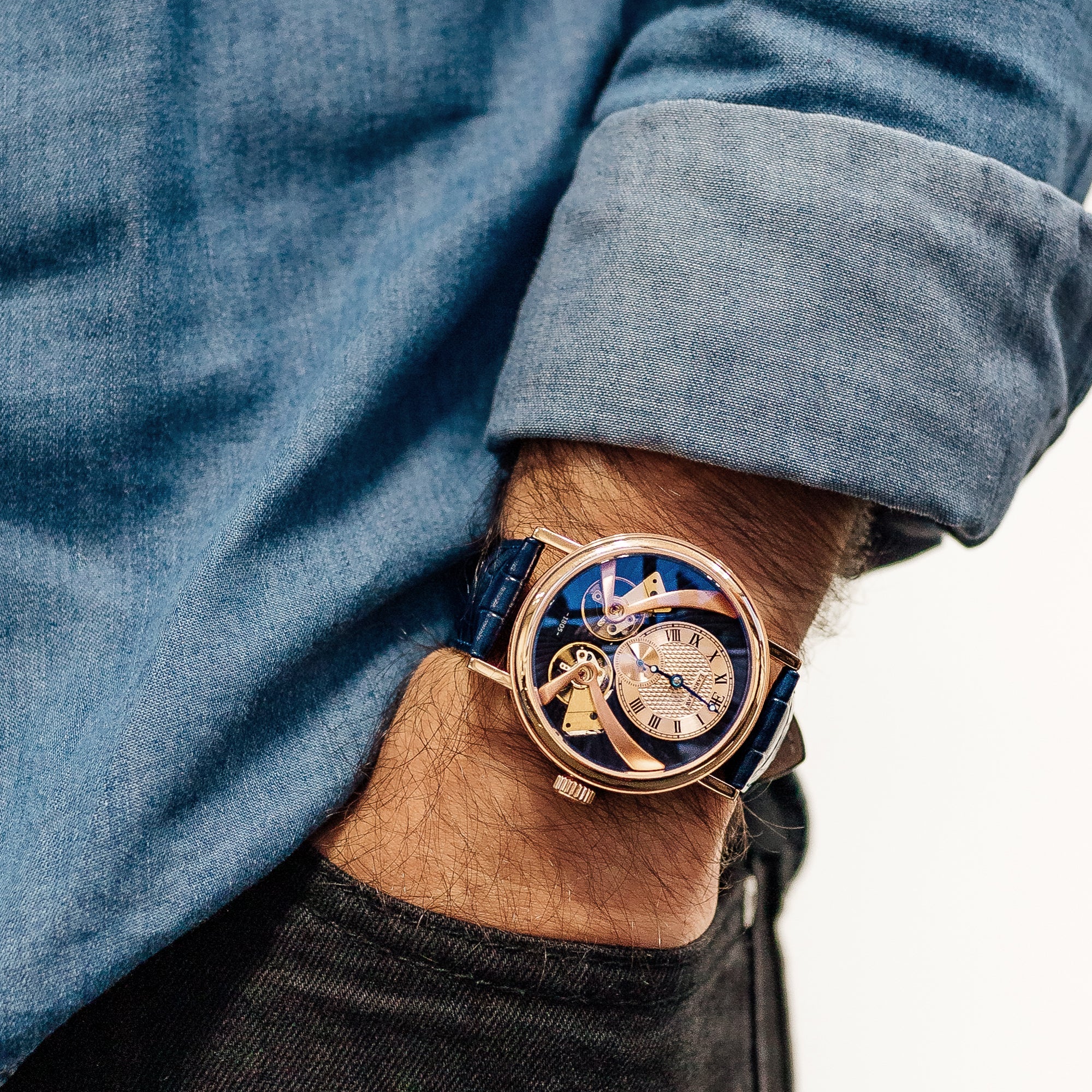 THOMAS EARNSHAW Thomas Earnshaw Beaufort Anatolia Men's Mechanical Automatic Regency Blue Watch ES-8059-05