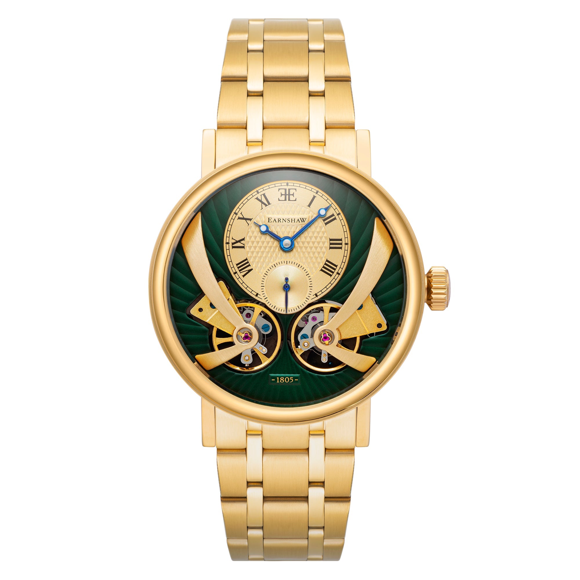 THOMAS EARNSHAW Thomas Earnshaw Beaufort Anatolia Men's Royal Gold Mechanical Automatic Watch ES-8059-11