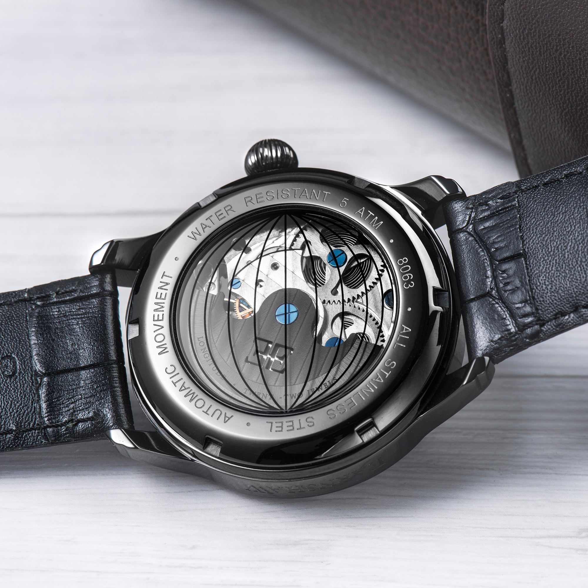 Thomas Earnshaw Thomas Earnshaw Longitude Men's Stealth Automatic Skeleton Legacy White Watch ES-8063-01