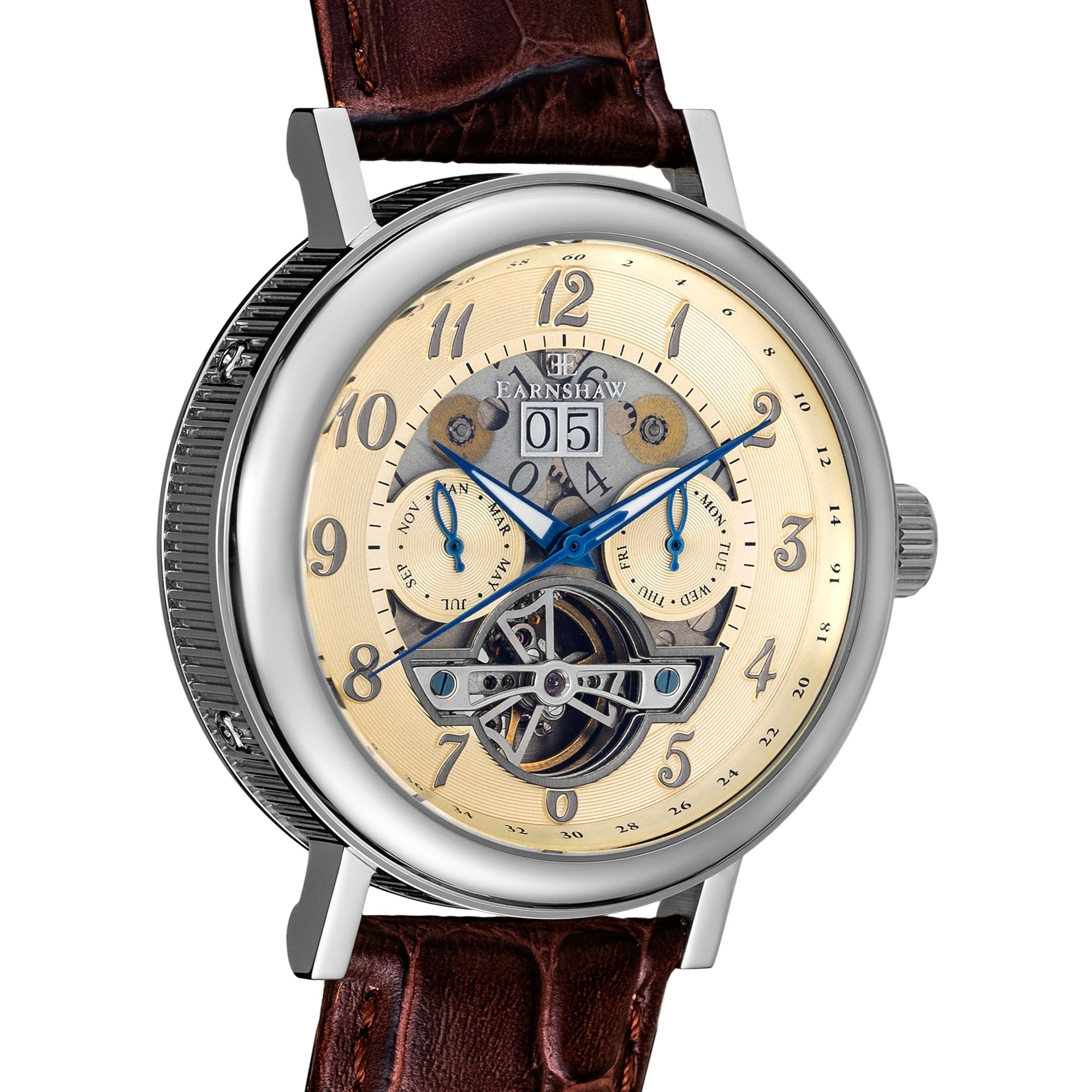 THOMAS EARNSHAW Thomas Earnshaw Beaufort Men's Automatic Champagne Watch ES-8083-02-D (Damaged Packaging)