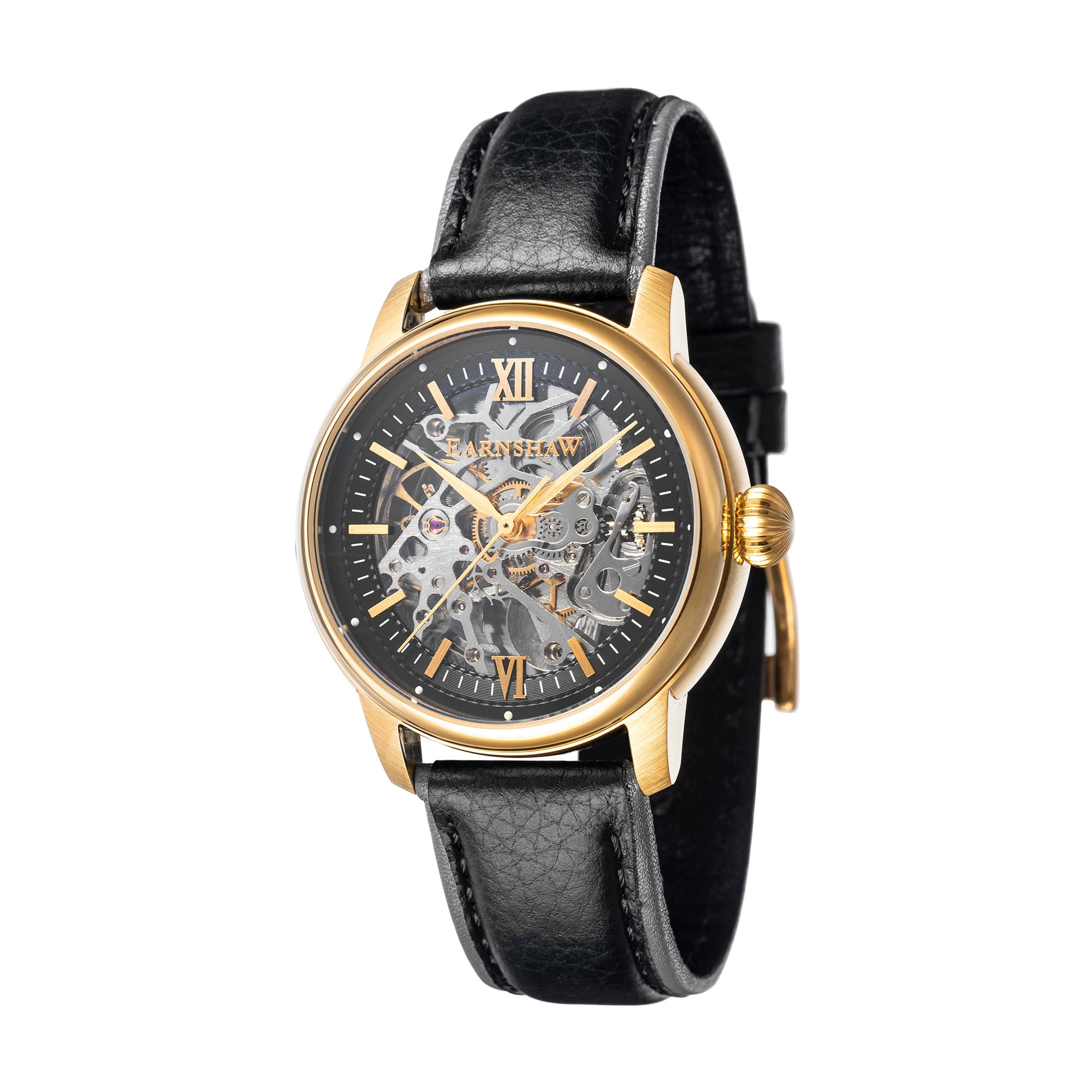Thomas Earnshaw Thomas Earnshaw Cornwall Men's Automatic Skeleton Bullion Gold Watch ES-8110-03