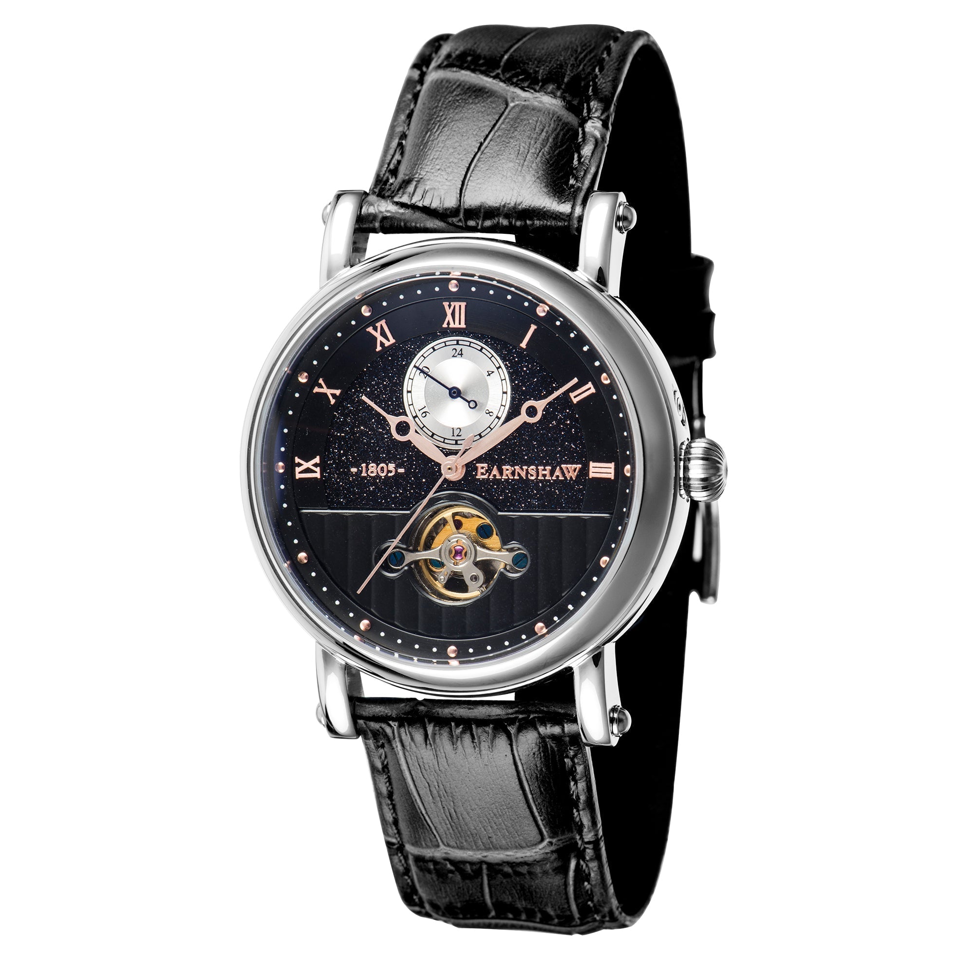 Thomas Earnshaw Thomas Earnshaw Open Heart Automatic Sandstone Men's Watch ES-8114-04