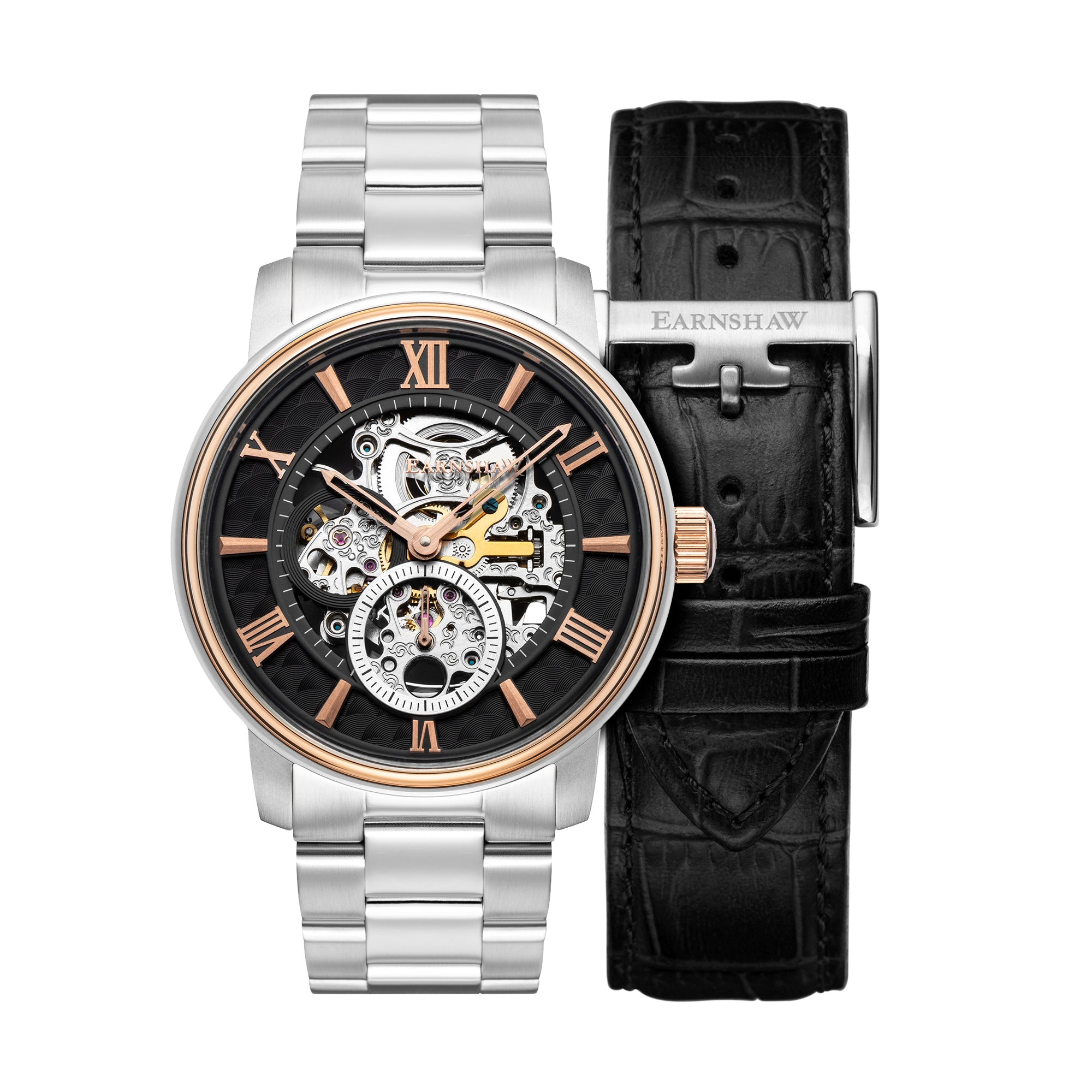 Thomas Earnshaw Thomas Earnshaw Hall Men's Automatic Skeleton Sunset Black Watch ES-8120-11