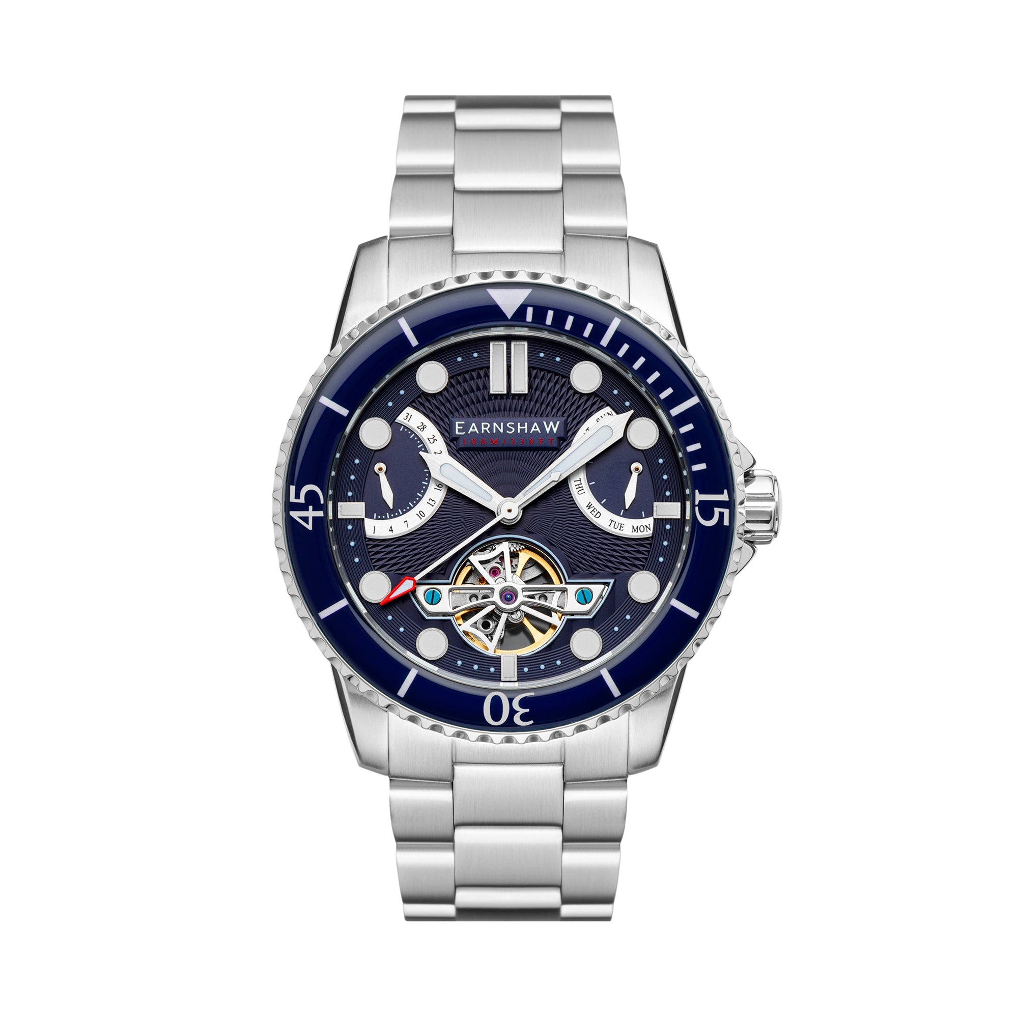 Thomas Earnshaw Thomas Earnshaw Admiral Jervis Men's Mechanical Automatic Navy Blue Watch ES-8134-22