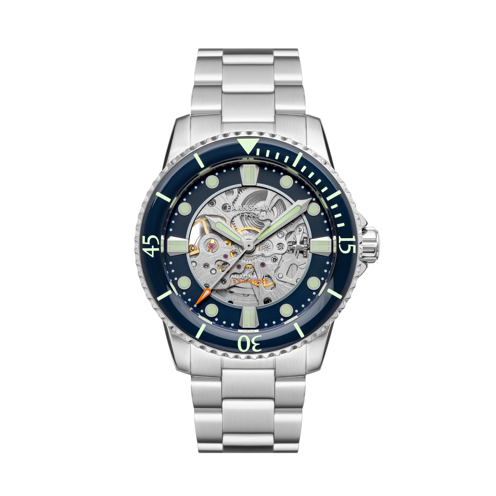 Thomas Earnshaw Thomas Earnshaw Admiral Pole Men's Automatic Decorated Blue Watch ES-8185-22