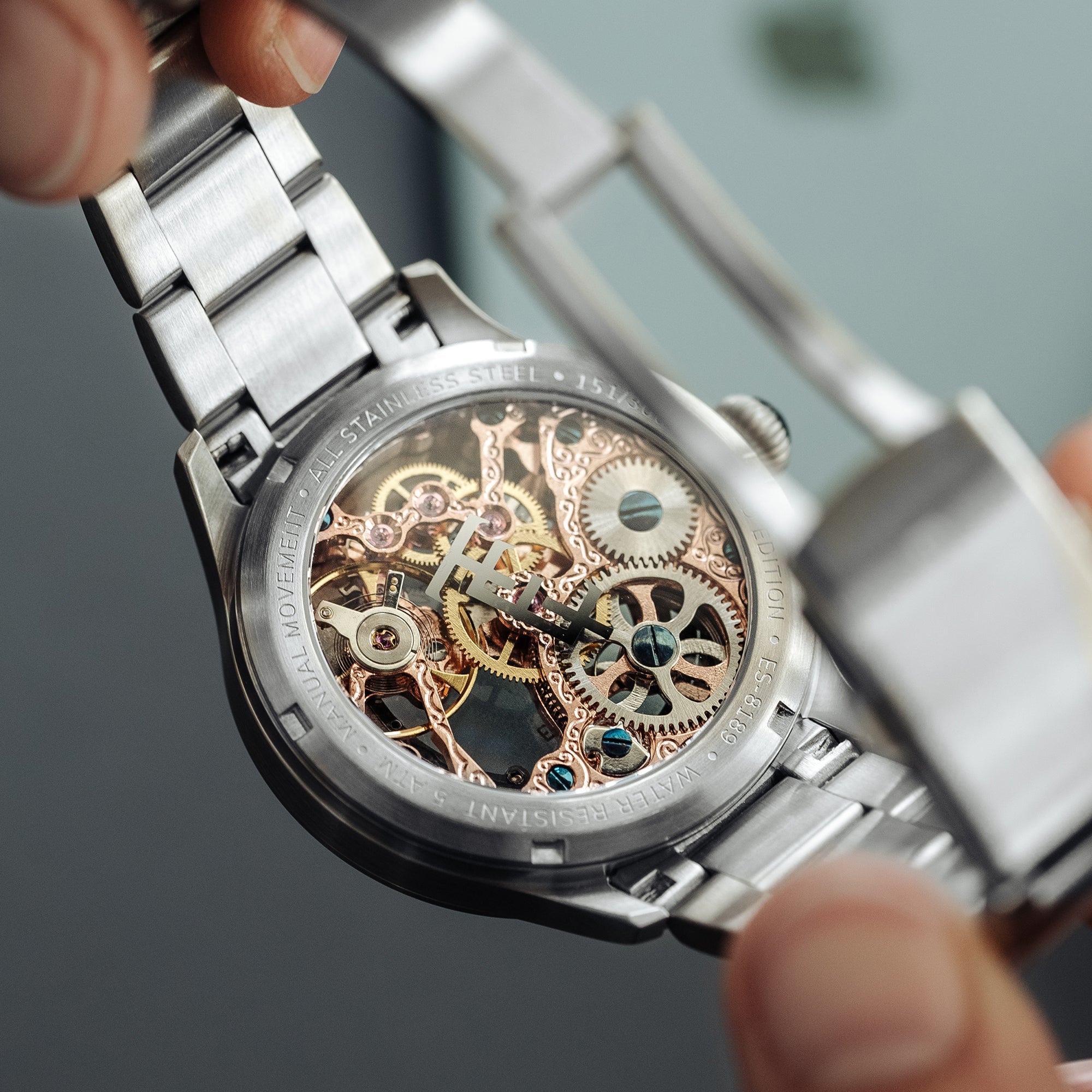 Thomas Earnshaw Thomas Earnshaw Baron Men's Mechanical Skeleton Principal Black Watch ES-8189-11