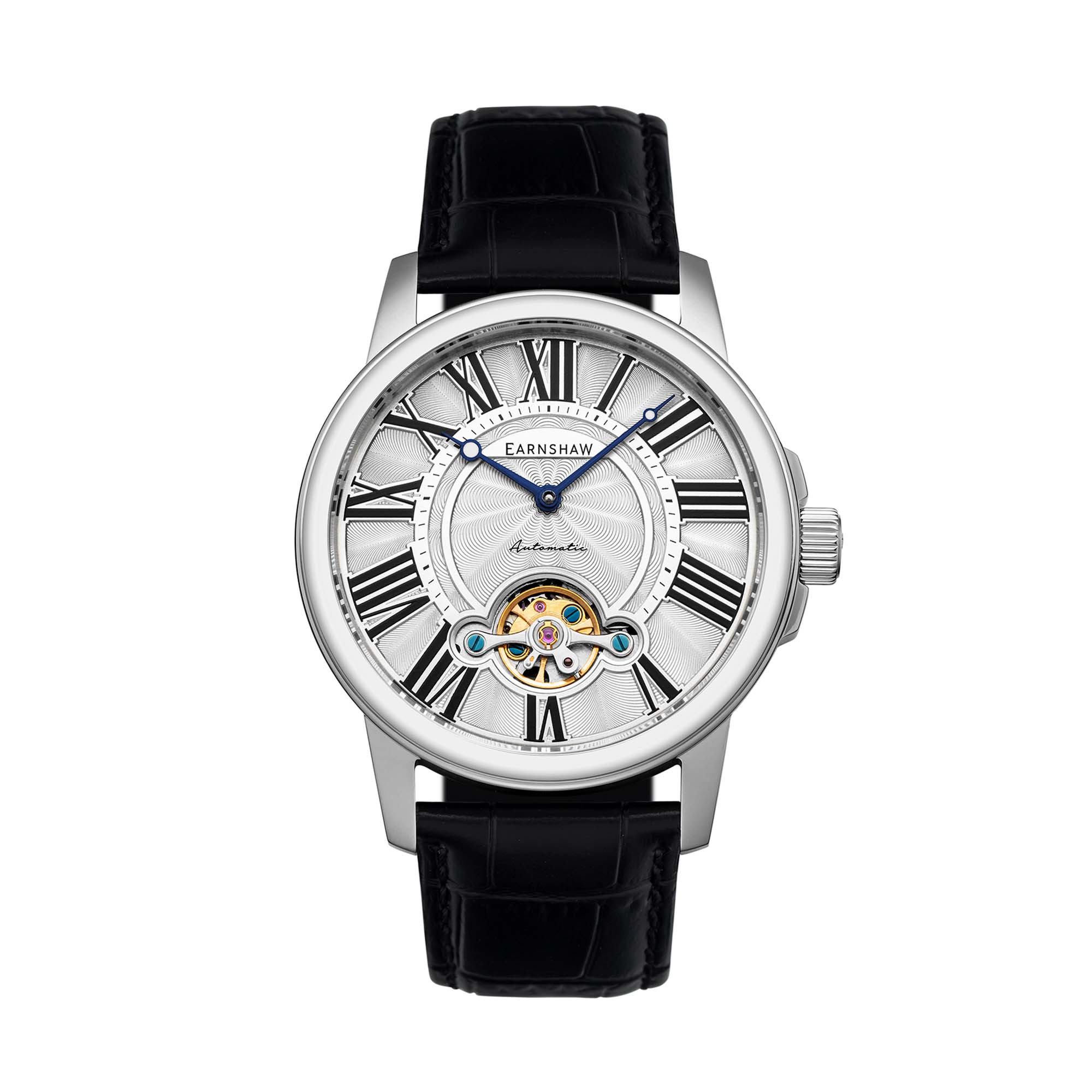 Thomas Earnshaw Thomas Earnshaw Marylebone Open Heart Men's Mechanical Automatic Silver White Watch ES-8196-01
