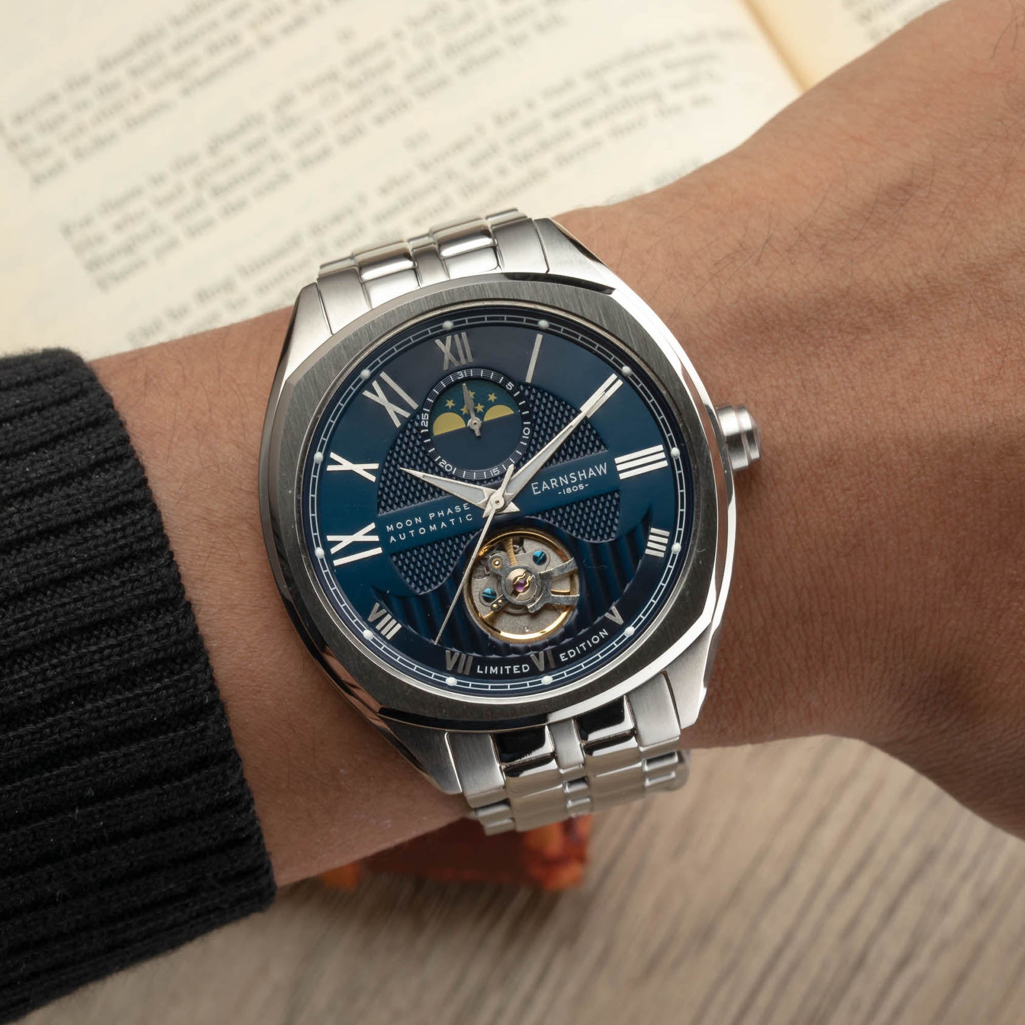 THOMAS EARNSHAW Thomas Earnshaw Peel Men's Midnight Blue Watch ES-8206-22