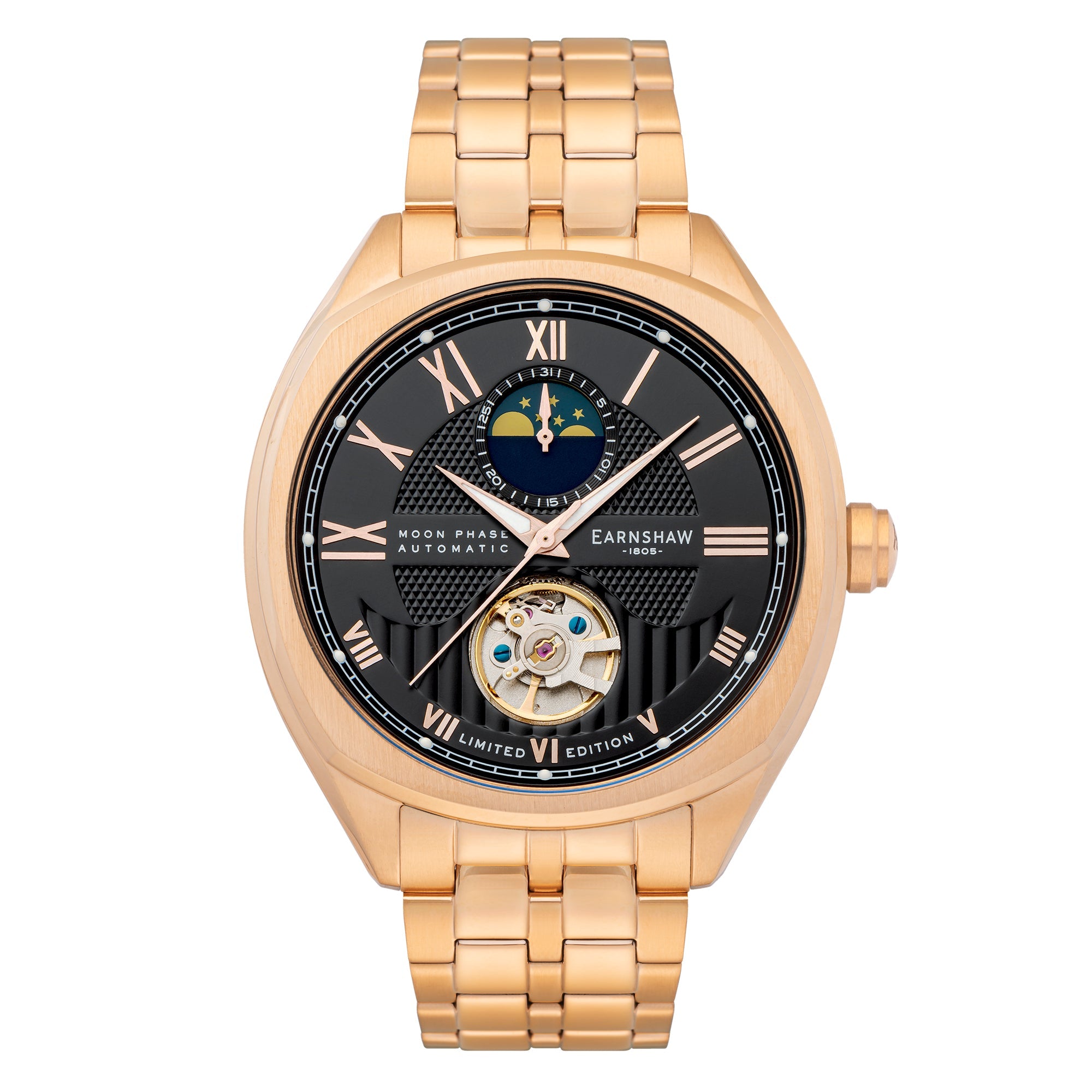 THOMAS EARNSHAW Thomas Earnshaw Peel Men's Rose Gold Watch ES-8206-55