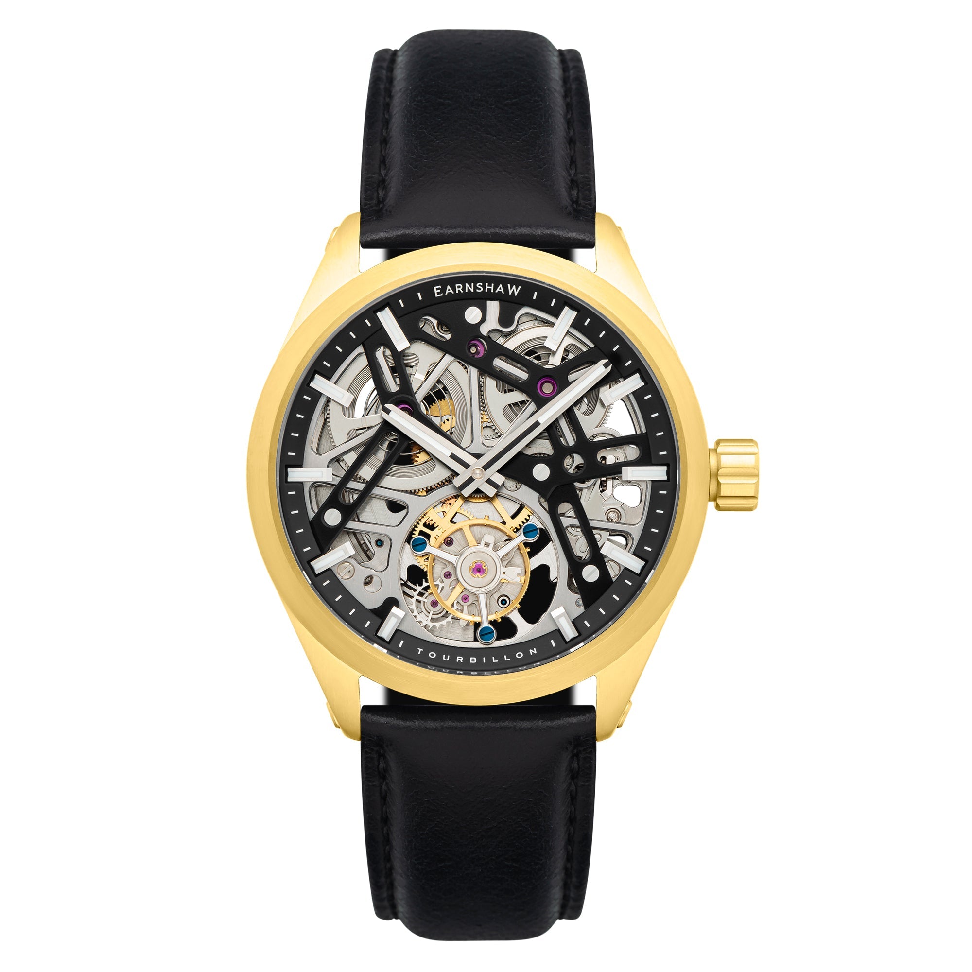 Thomas Earnshaw Thomas Earnshaw Edymion Men's Tourbillon Gold Watch ES-8212-03