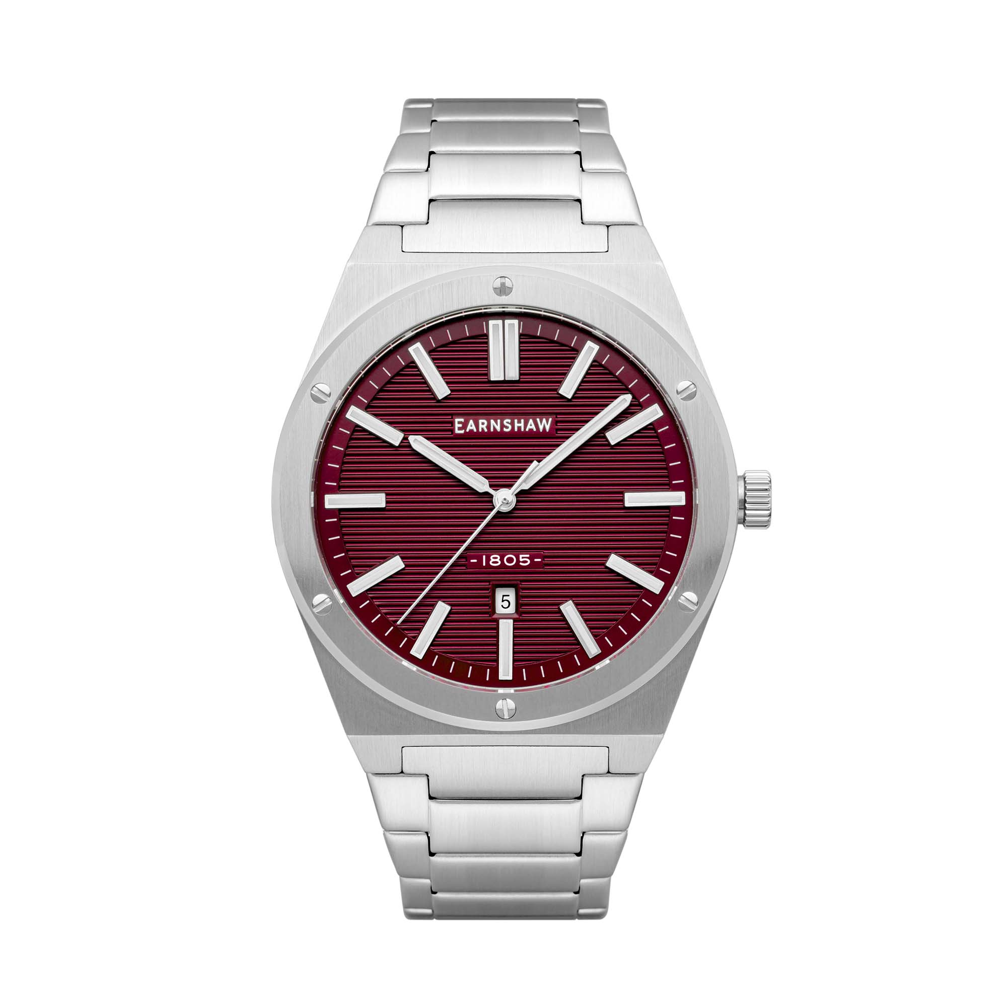 Thomas Earnshaw Thomas Earnshaw Drake Men's Japanese Quartz Burgundy Watch ES-8224-33