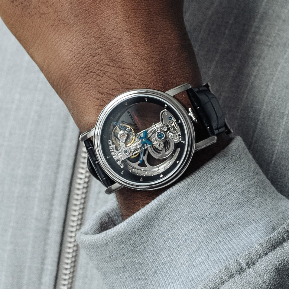 THOMAS EARNSHAW Thomas Earnshaw Fowler Bridge Men's Skeleton Black Watch ES-8225-01