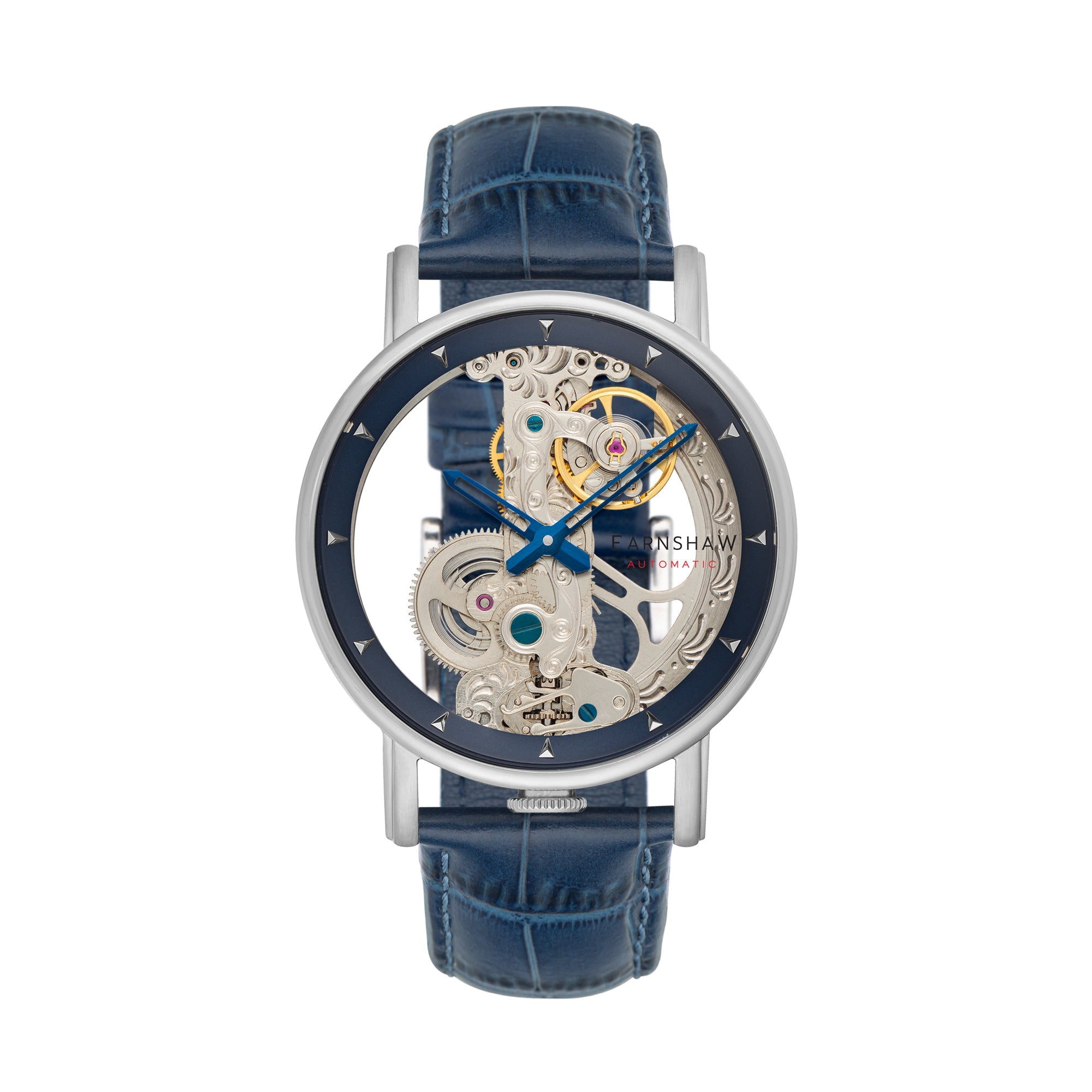 THOMAS EARNSHAW Thomas Earnshaw Fowler Bridge Men's Skeleton Blue Watch ES-8225-02