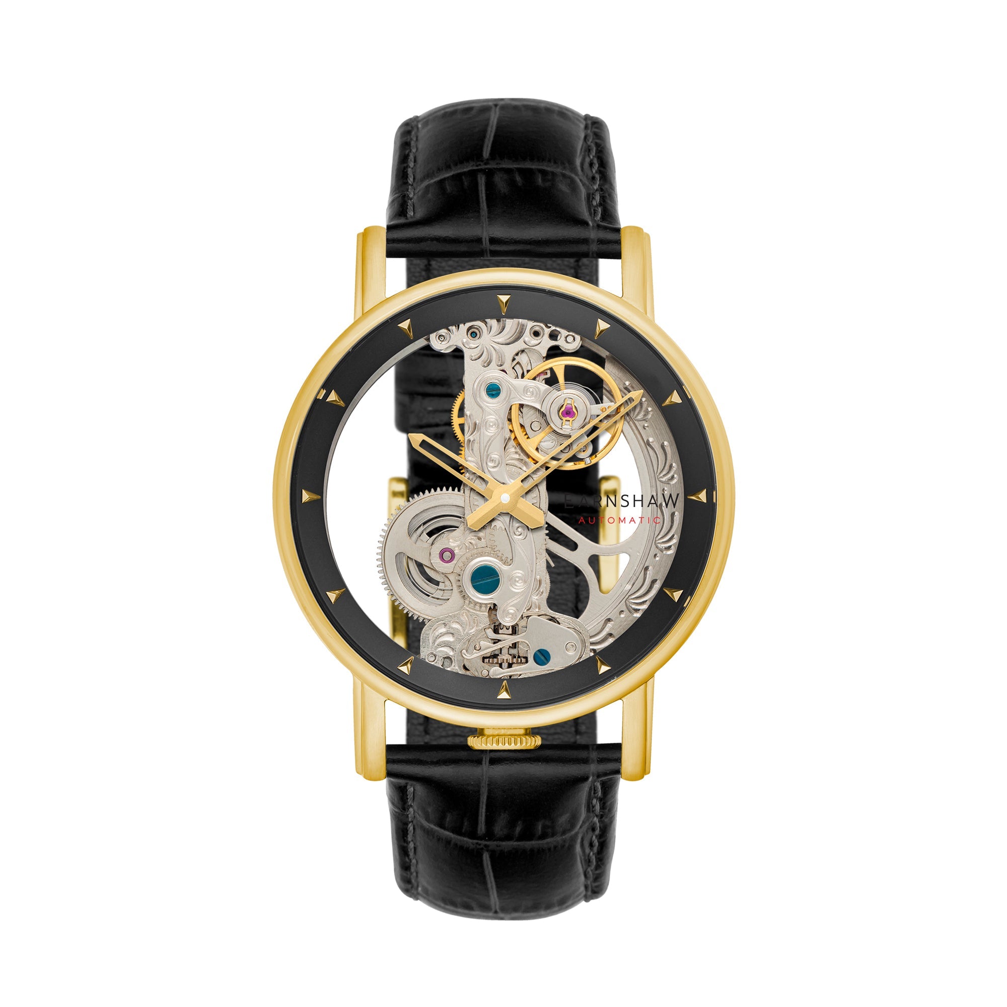 THOMAS EARNSHAW Thomas Earnshaw Fowler Bridge Men's Skeleton Gold Watch ES-8225-04
