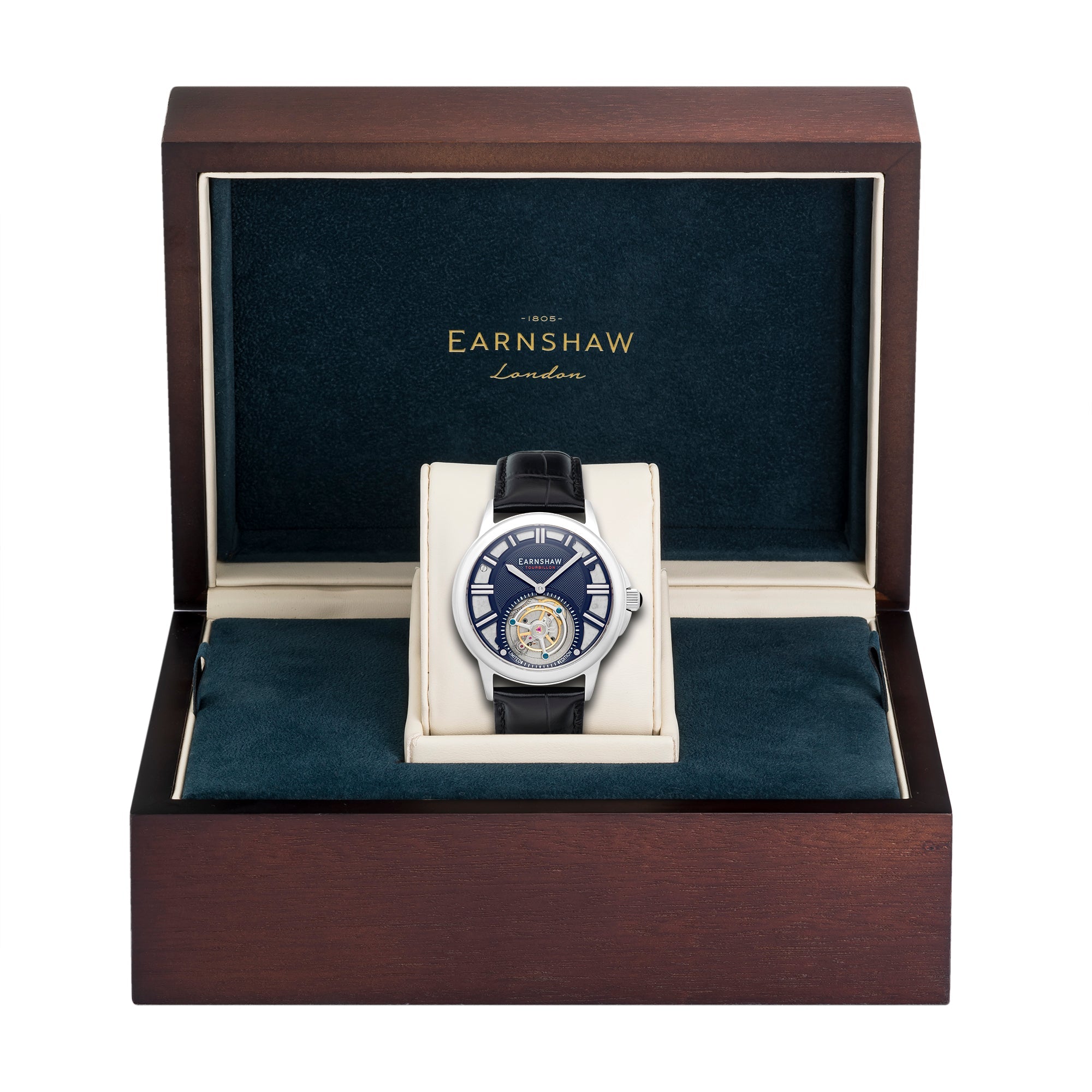 Thomas Earnshaw Thomas Earnshaw Statesman Disraeli Men's Commander Blue Watch ES-8239-02