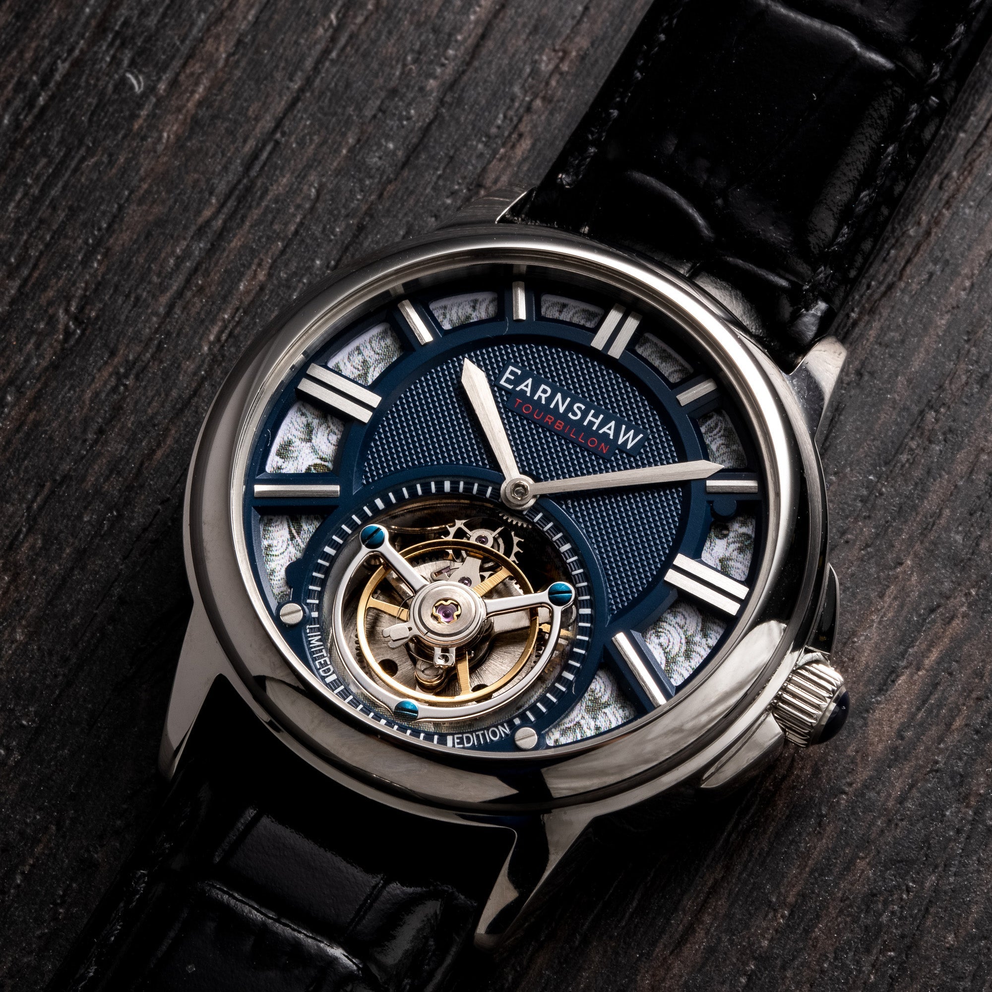 Thomas Earnshaw Thomas Earnshaw Statesman Disraeli Men's Commander Blue Watch ES-8239-02