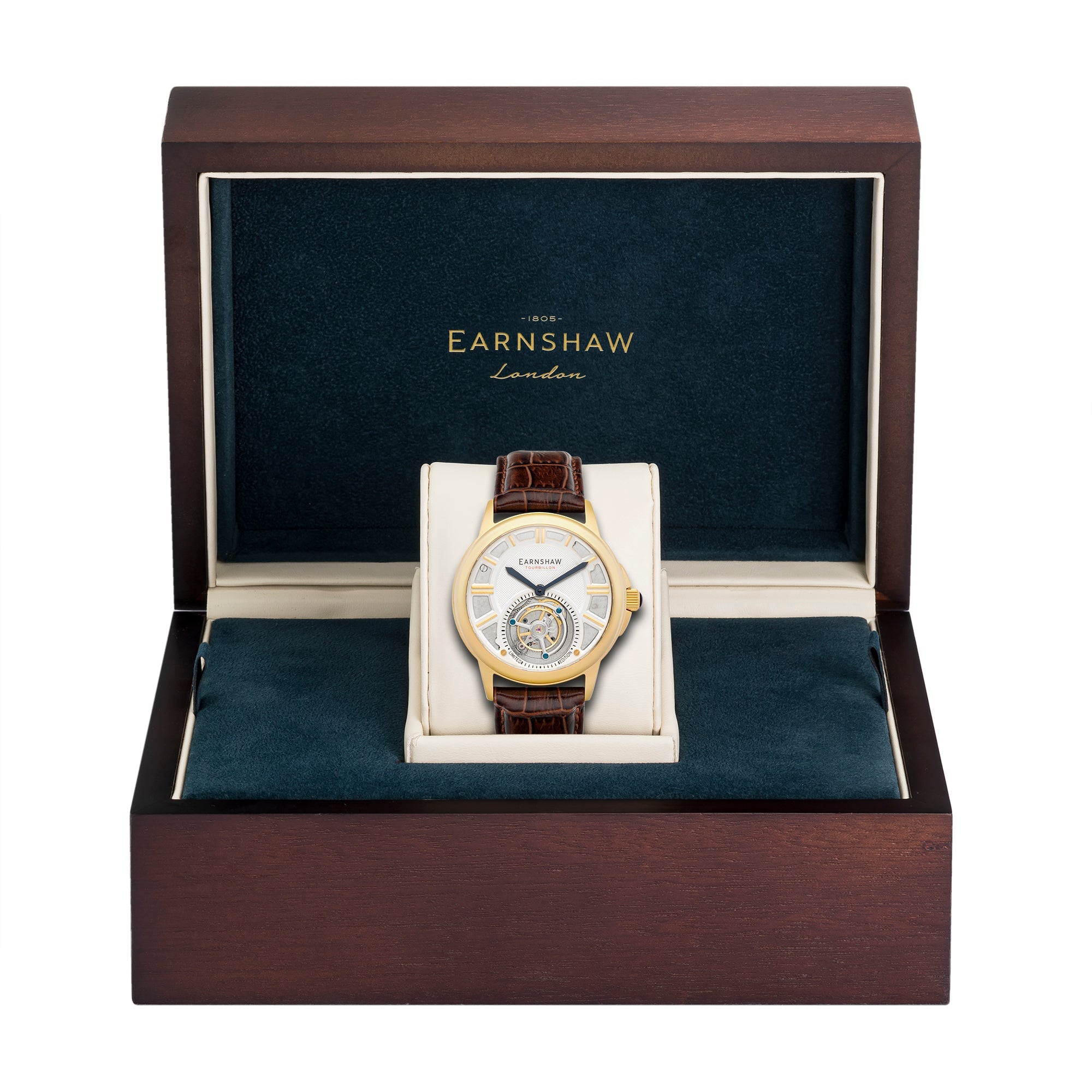 Thomas Earnshaw Thomas Earnshaw Statesman Disraeli Men's Yellow Gold Watch ES-8239-03