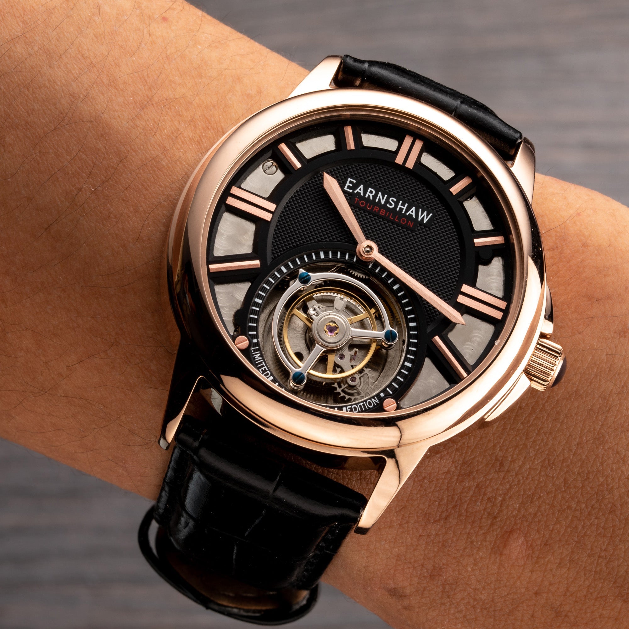 Thomas Earnshaw Thomas Earnshaw Statesman Disraeli Men's Rose Gold Watch ES-8239-04