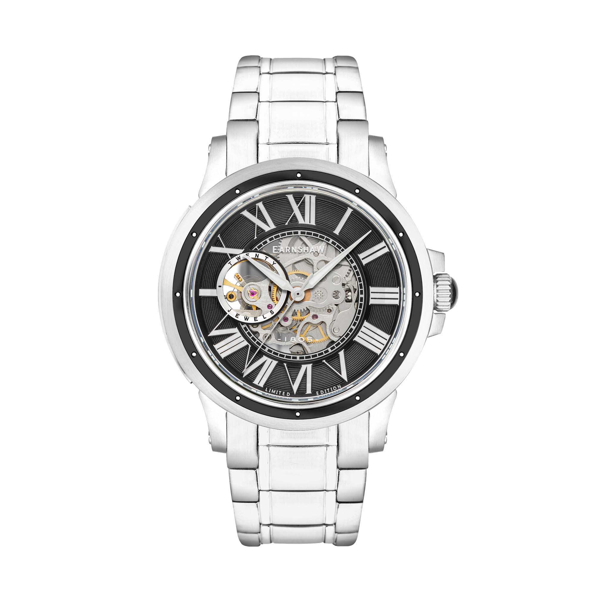 THOMAS EARNSHAW Thomas Earnshaw Comet Open Heart Men's Automatic Machine Grey Watch ES-8243-44
