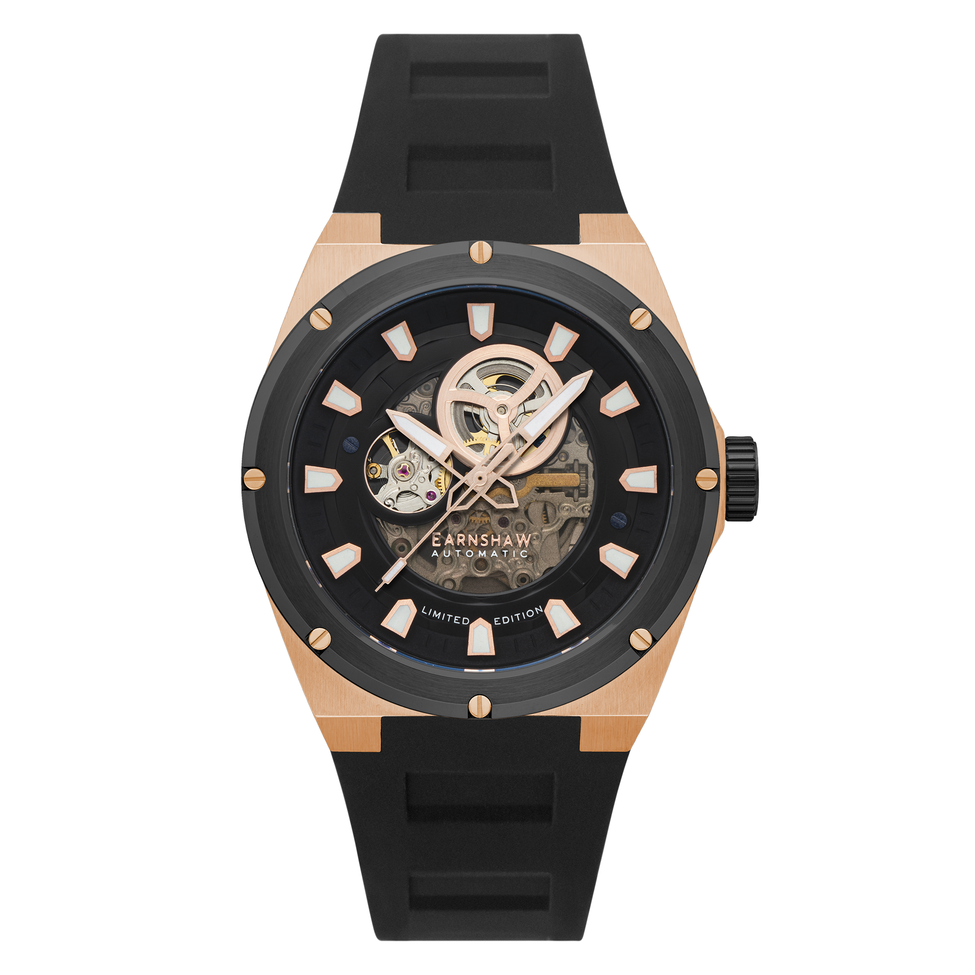 Thomas Earnshaw Thomas Earnshaw Rose Gold Armstrong Open Heart Automatic Men's Watch ES-8252-01