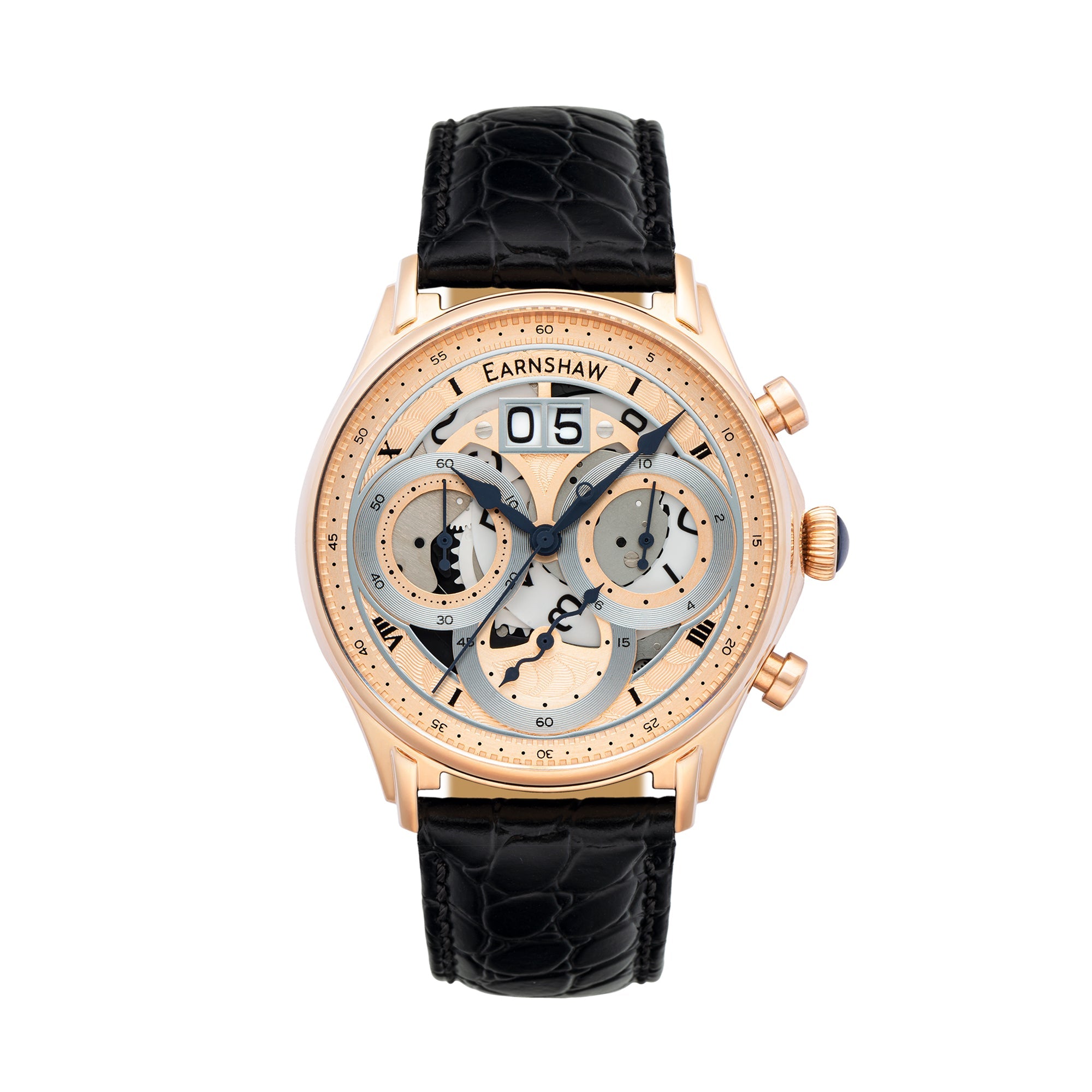 Thomas Earnshaw Thomas Earnshaw Nasmyth Chronograph Men's Japanese Quartz Rose Gold Watch ES-8260-05
