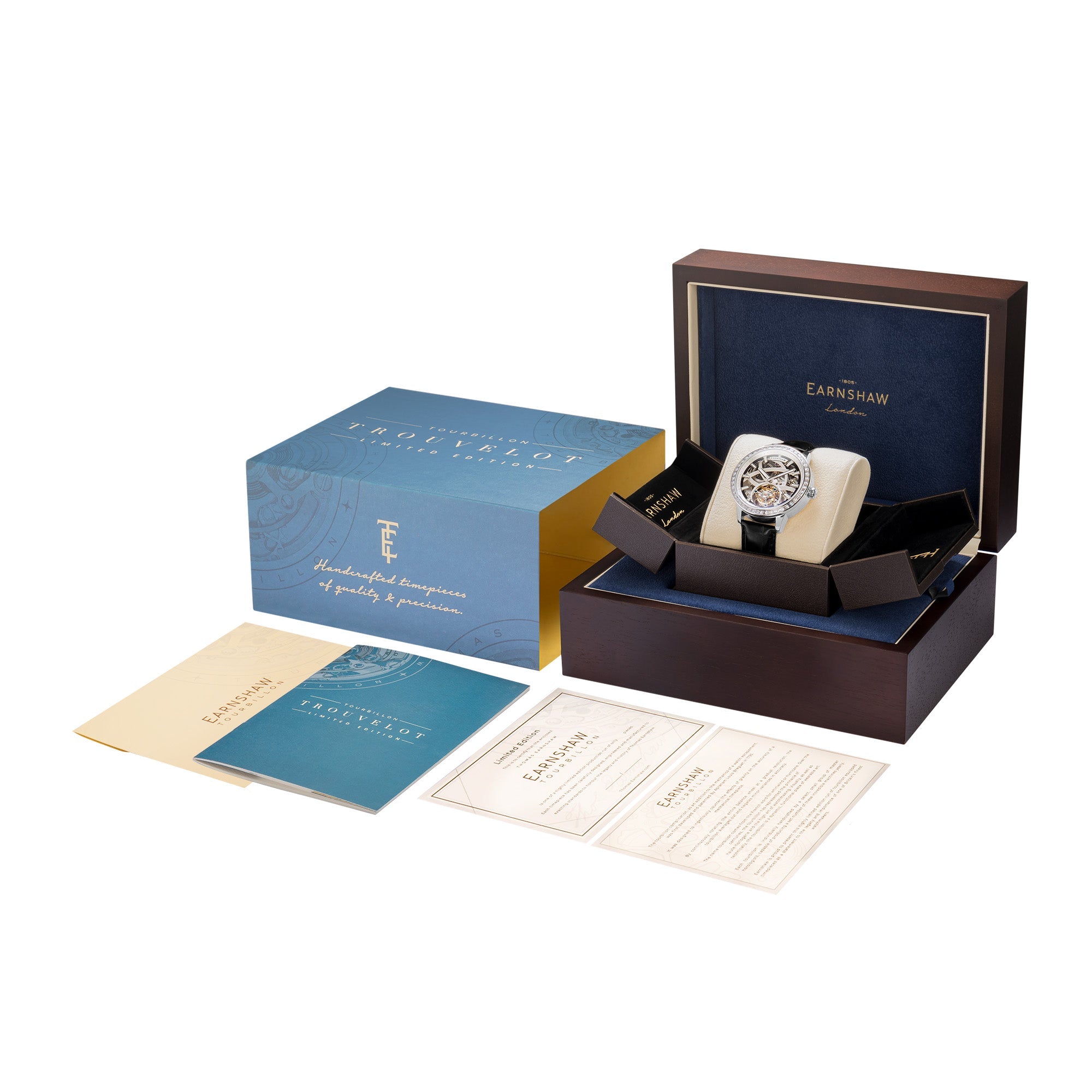 Thomas Earnshaw Thomas Earnshaw Tourbillon Silver Men's Limited Edition Watch ES-8276-01