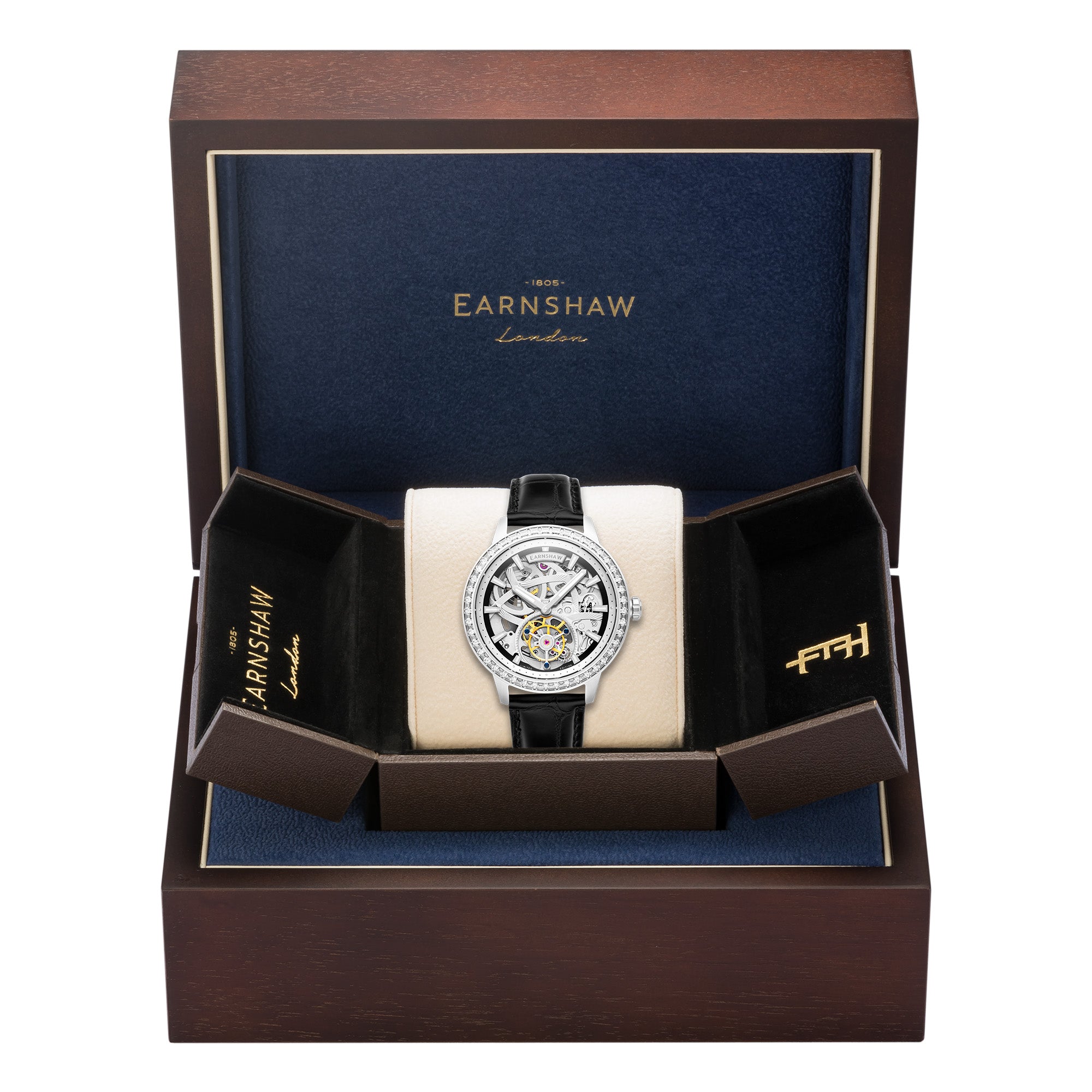 Thomas Earnshaw Thomas Earnshaw Tourbillon Silver Men's Limited Edition Watch ES-8276-01