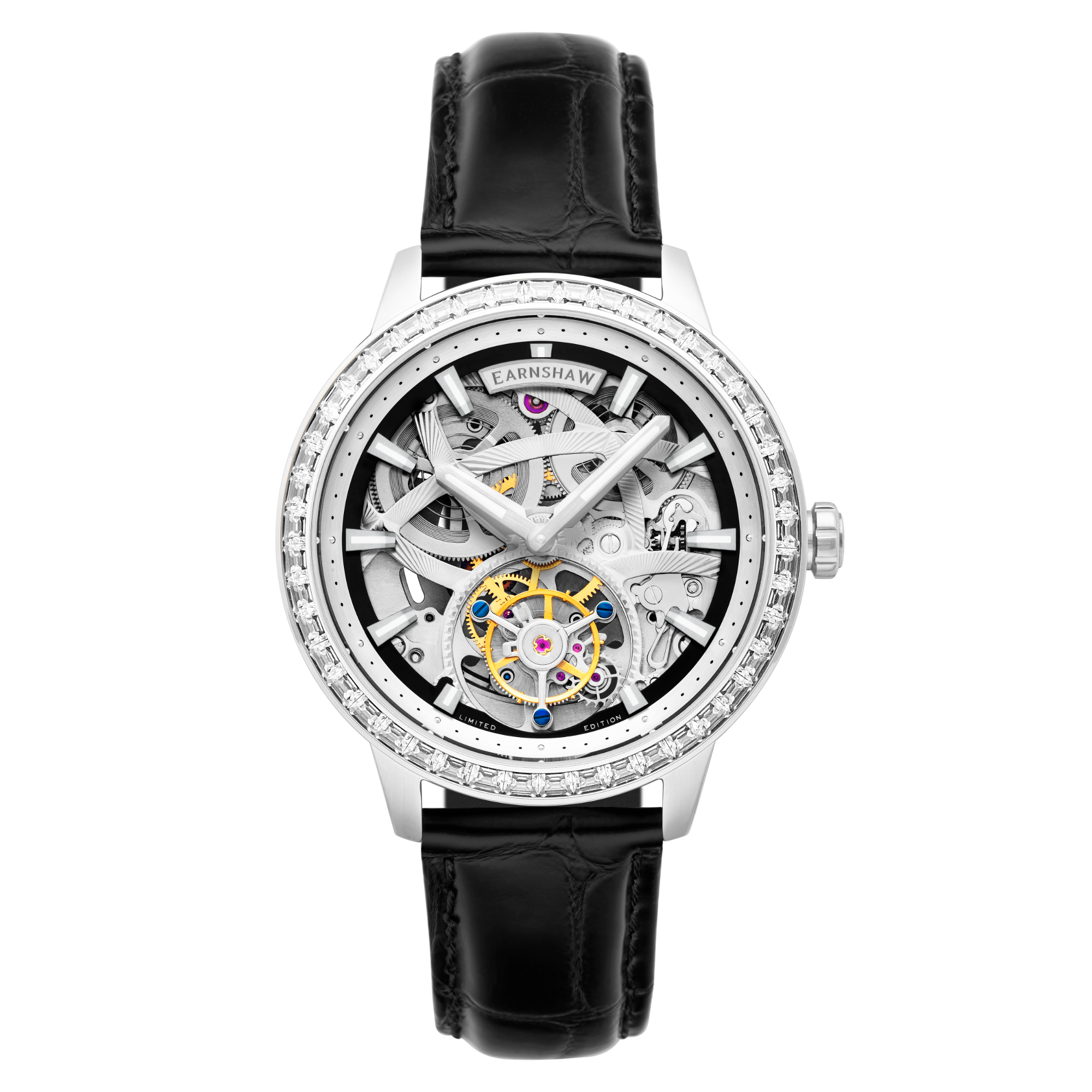 Thomas Earnshaw Thomas Earnshaw Tourbillon Silver Men's Limited Edition Watch ES-8276-01