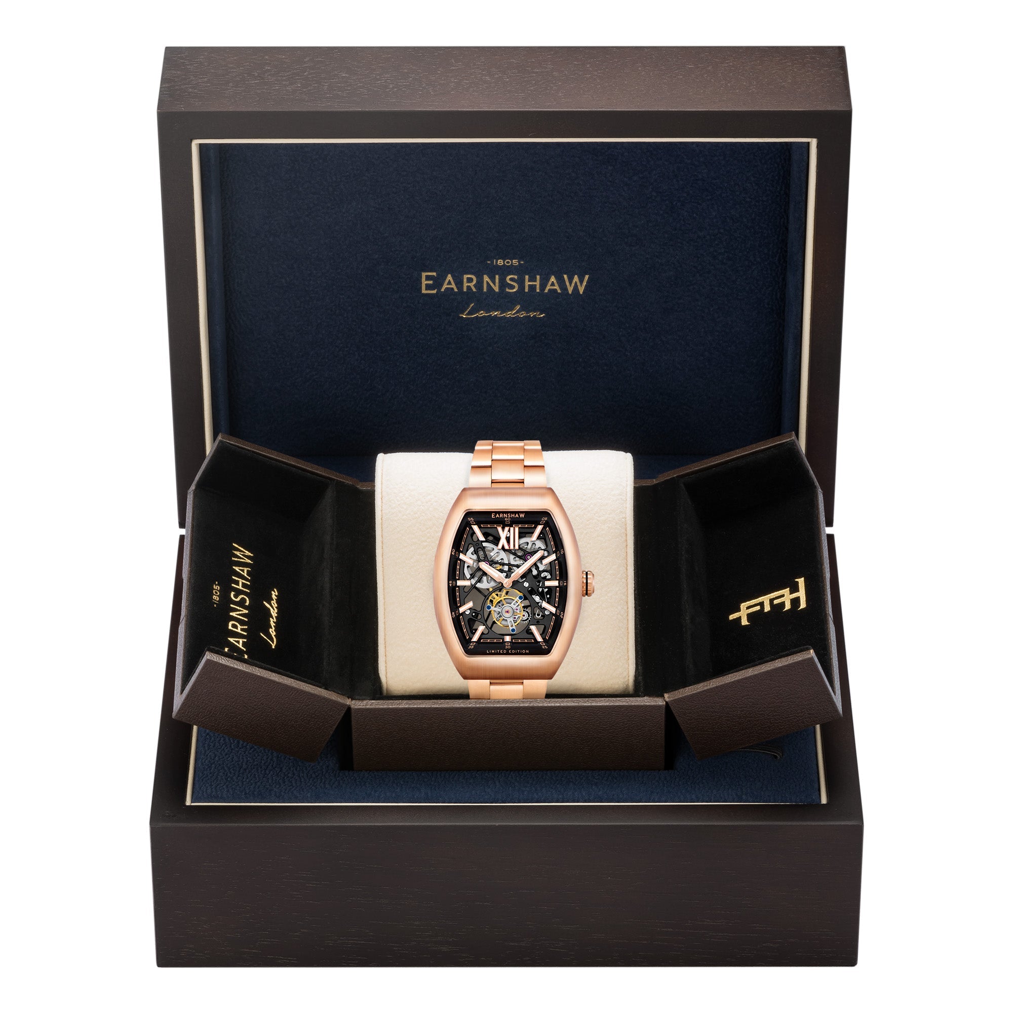 Thomas Earnshaw Thomas Earnshaw Thomas Earnshaw Supremacy Tourbillon Rose Gold Men's Limited Edition Watch ES-8277-33
