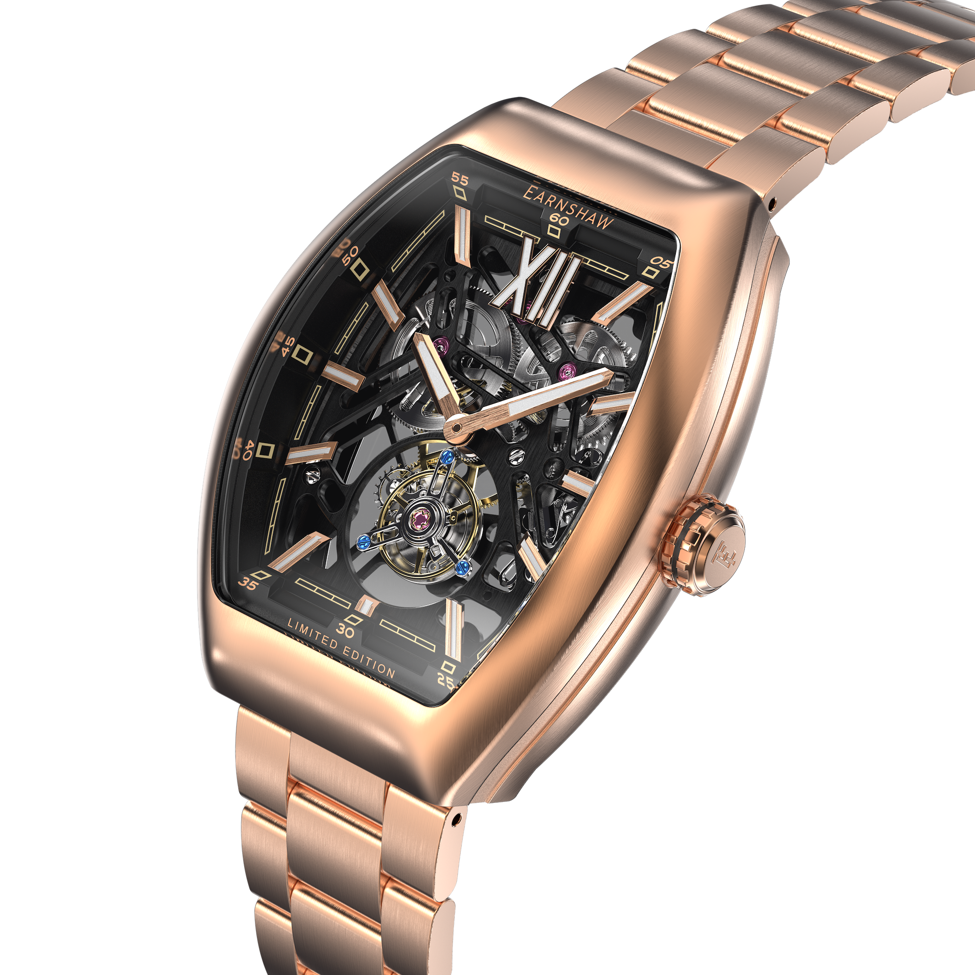 Thomas Earnshaw Thomas Earnshaw Thomas Earnshaw Supremacy Tourbillon Rose Gold Men's Limited Edition Watch ES-8277-33