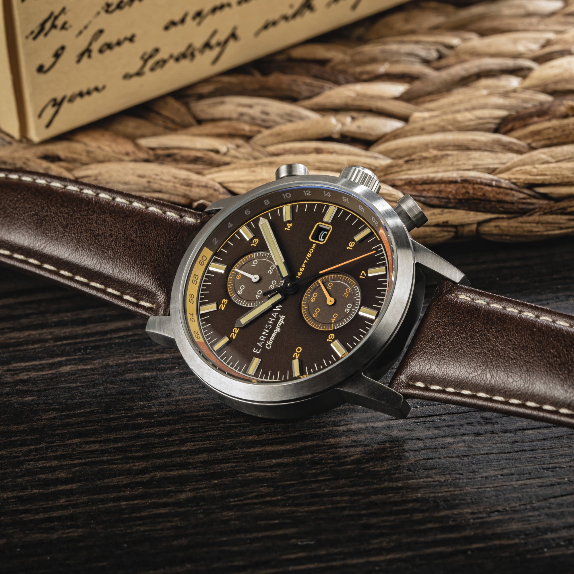 Thomas Earnshaw Thomas Earnshaw Duke Chronograph Caramel Brown Men's Watch ES-8286-01