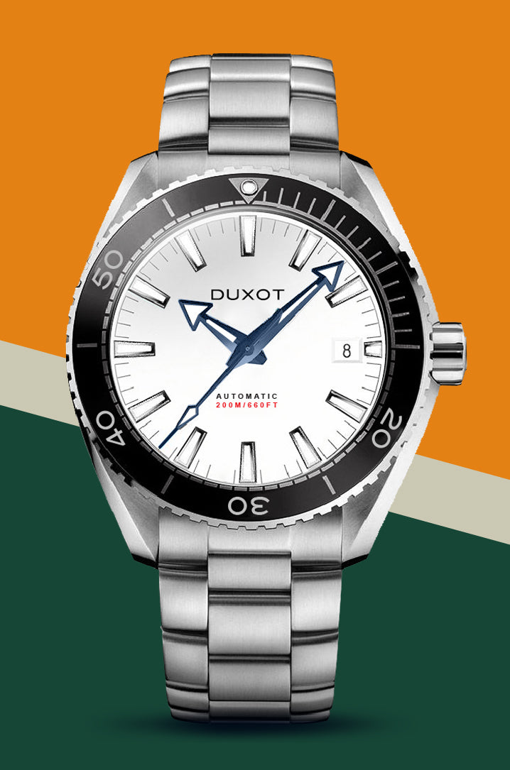 DUXOT Duxot Tiburon Men's White Japanese Automatic Watch DX-2036-33