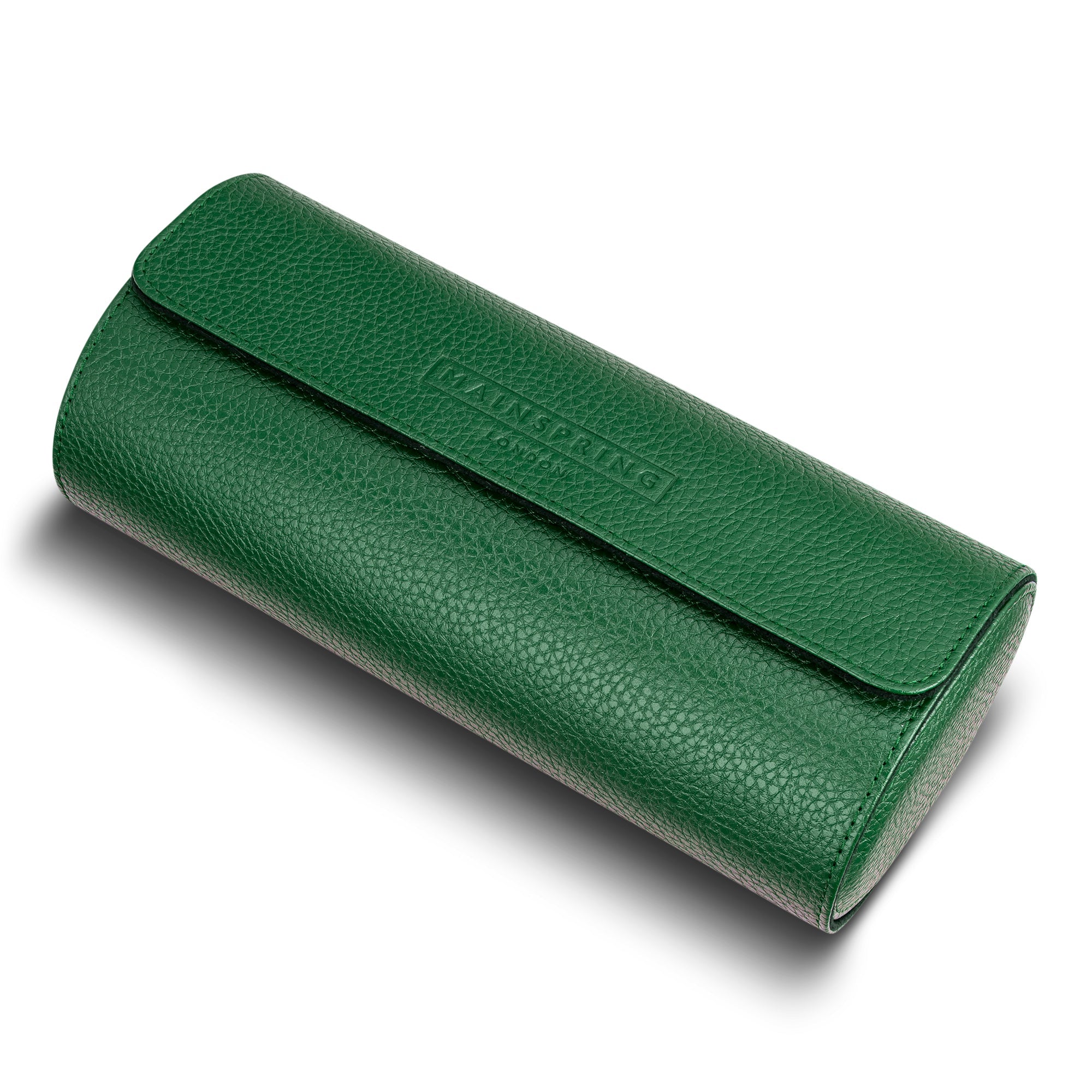 MAINSPRING Mainspring Arsenale Lorenzo 3-Slot Green Watch Roll MS-ALWR1-01