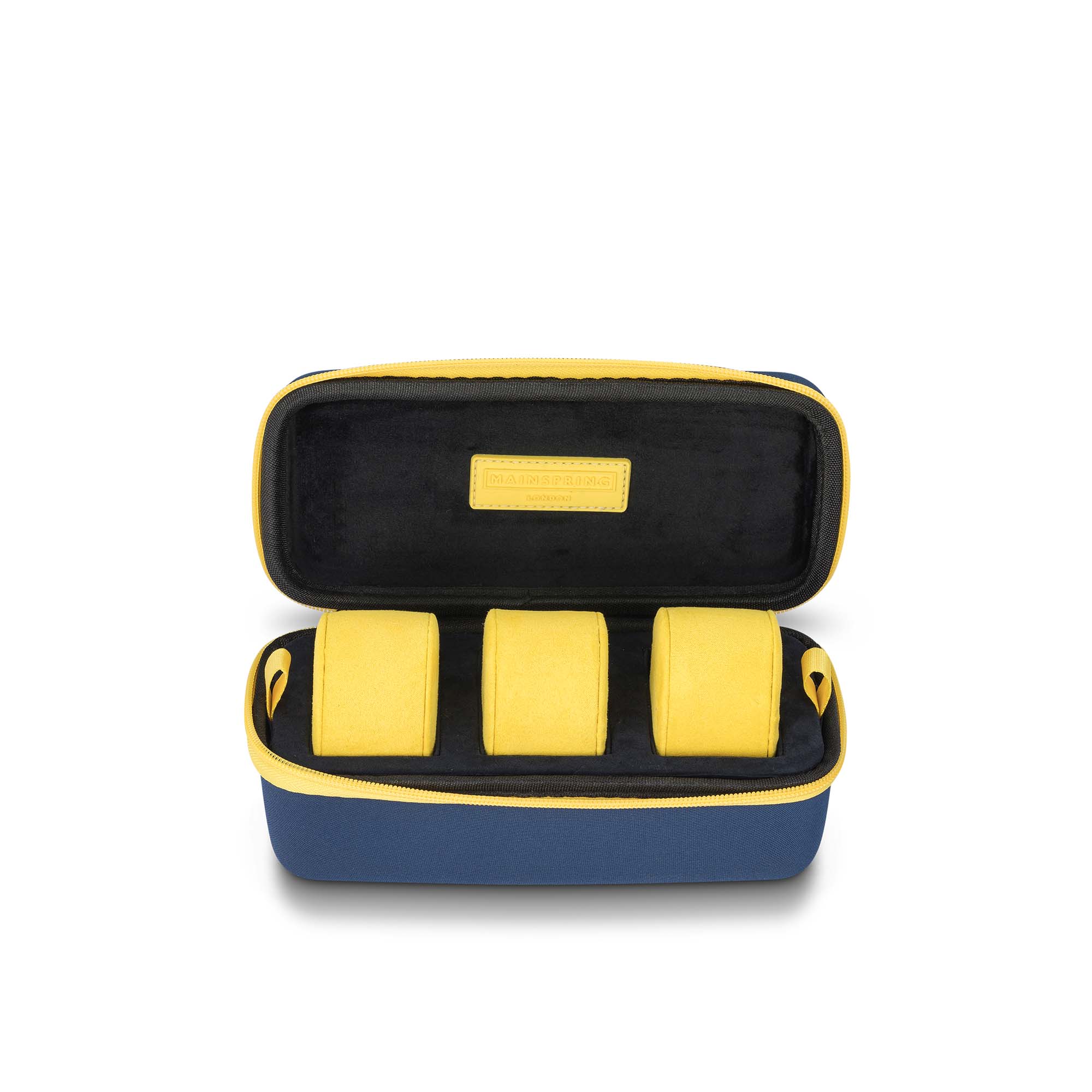 Mainspring Mainspring Raceday Technospeed 3-Slot Blue Ribbon Watch Box MS-CBOX6-05