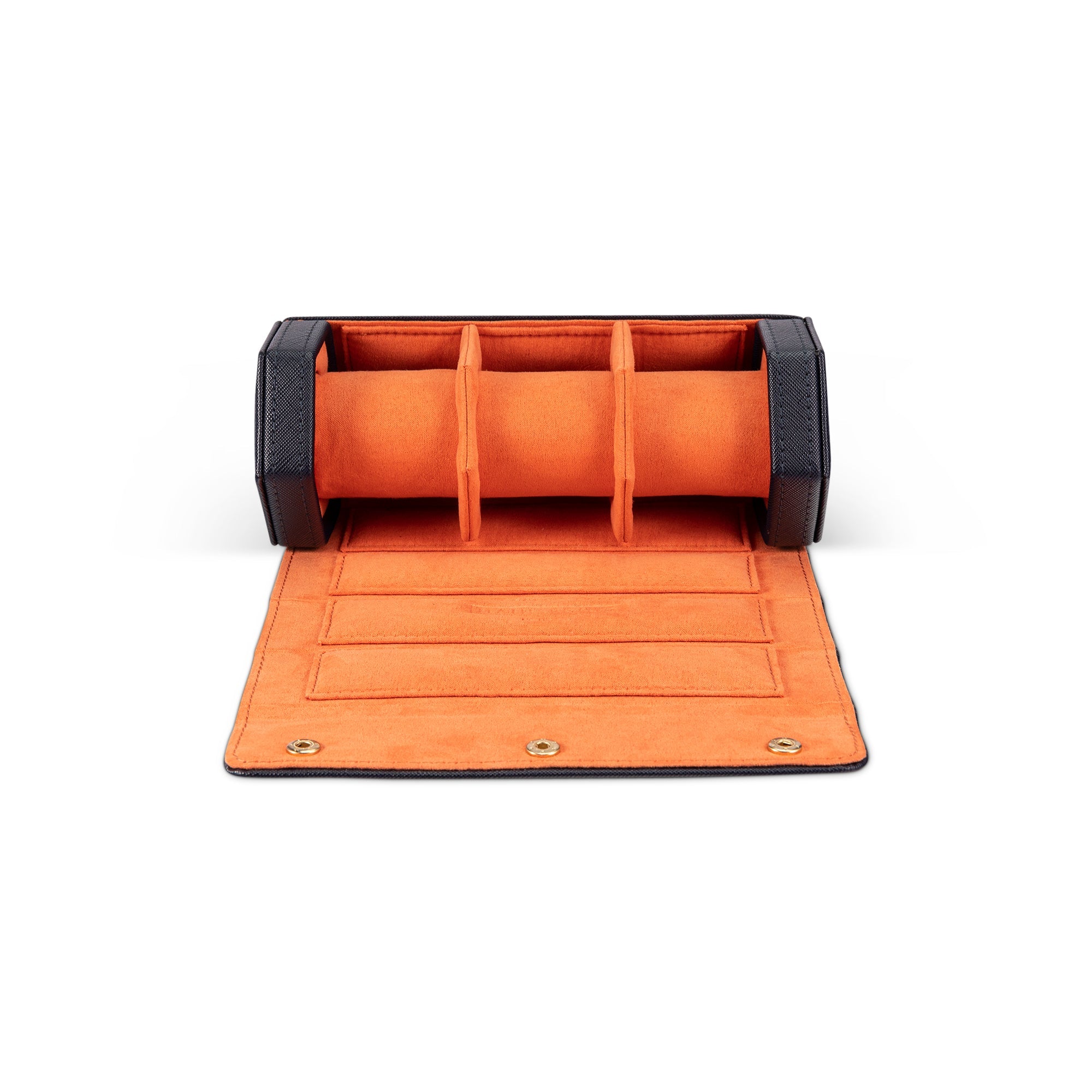 MAINSPRING Mainspring Arsenale Esagono 3-Slot Tangerine Watch Roll MS-ESGWROLL-02