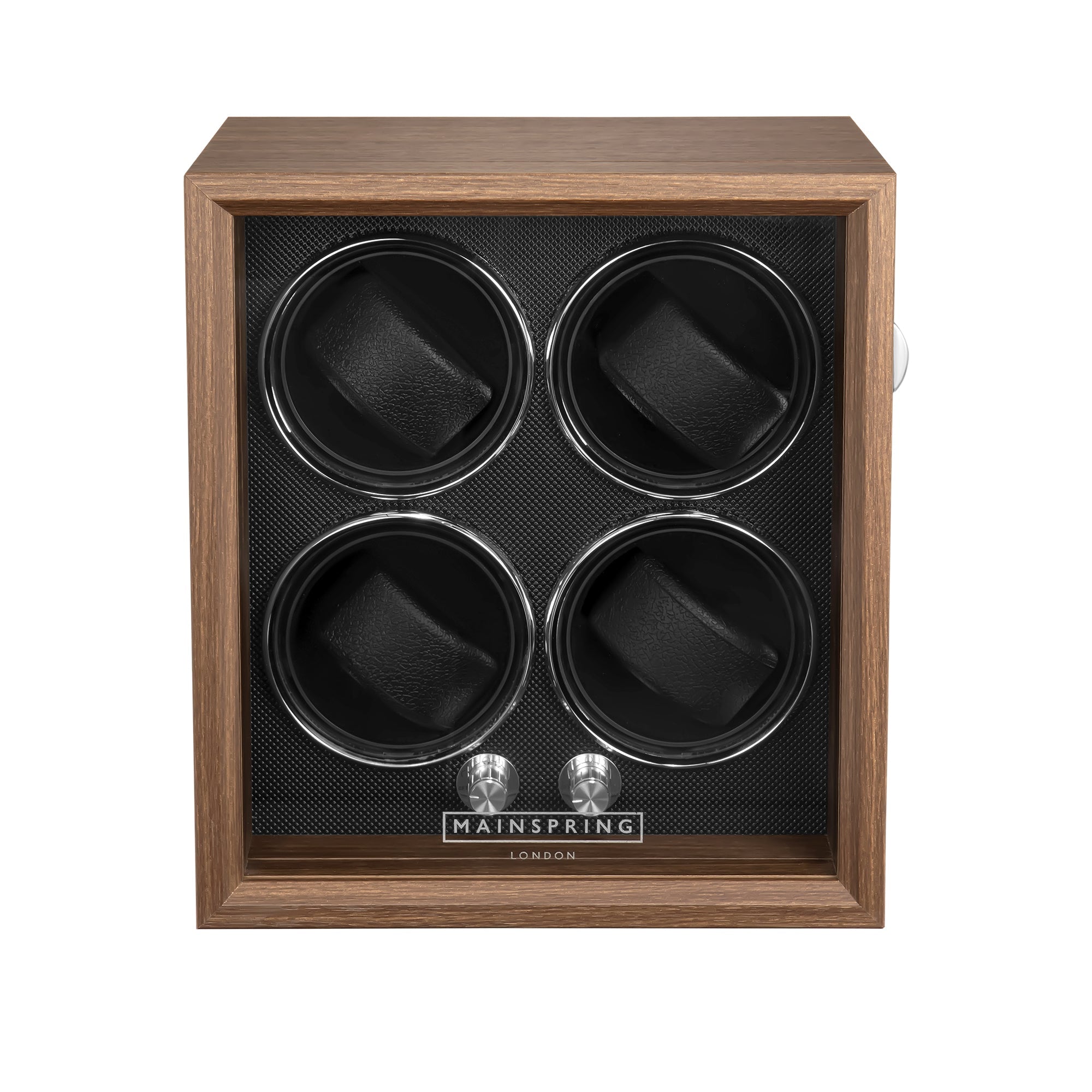 Mainsping Mainspring Mahogany Oxford Guardian 4 Slot Watch Winder MS-WIN-OXF4-01