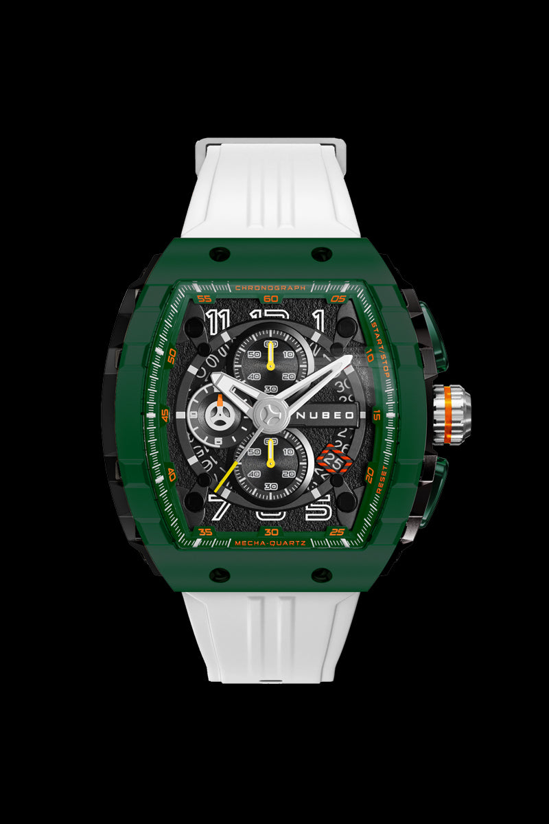 NUBEO Nubeo Magellan Men's Japanese Quartz Race Cloud Watch NB-6024-0F