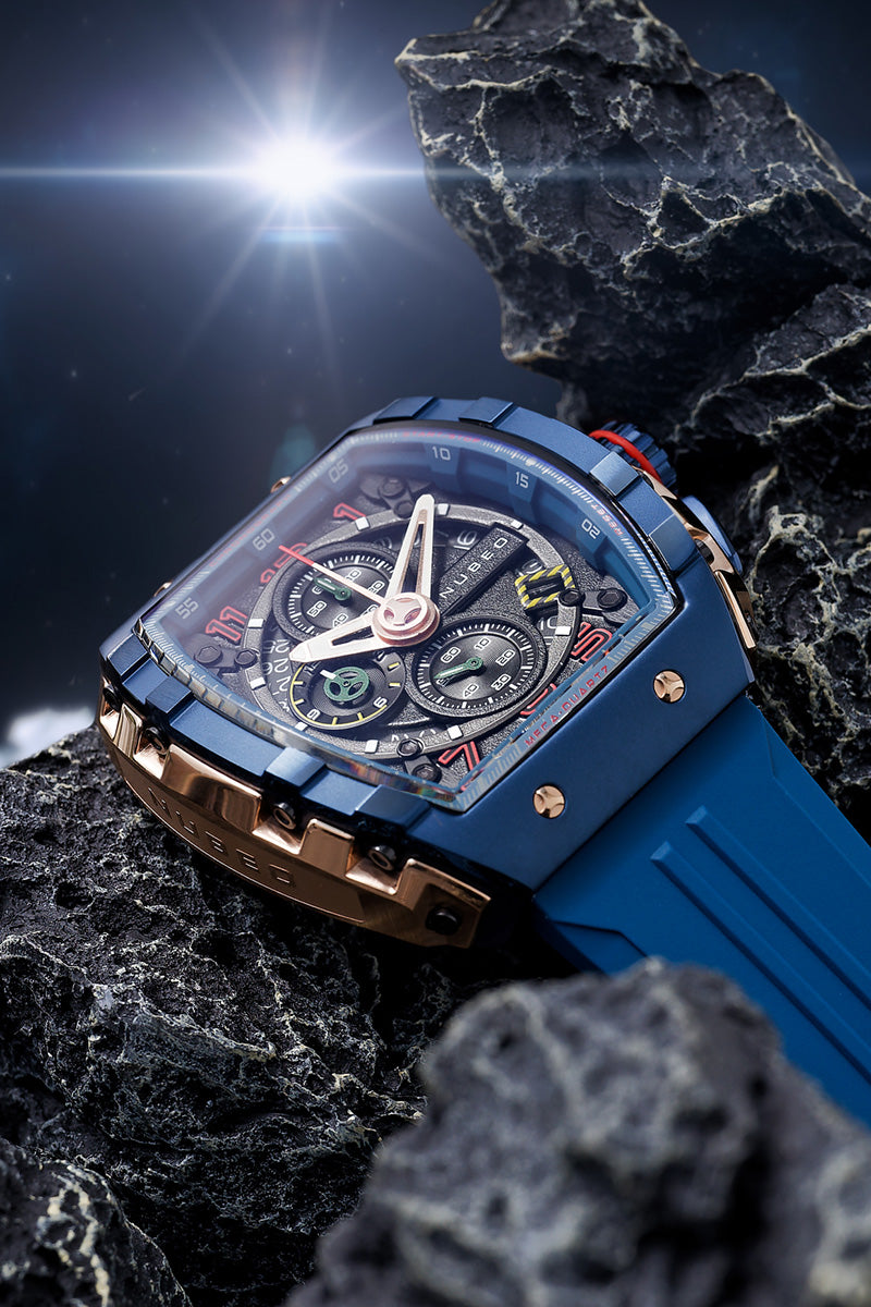 NUBEO Nubeo Magellan Chronograph Navy Men's Watch NB-6024-0R