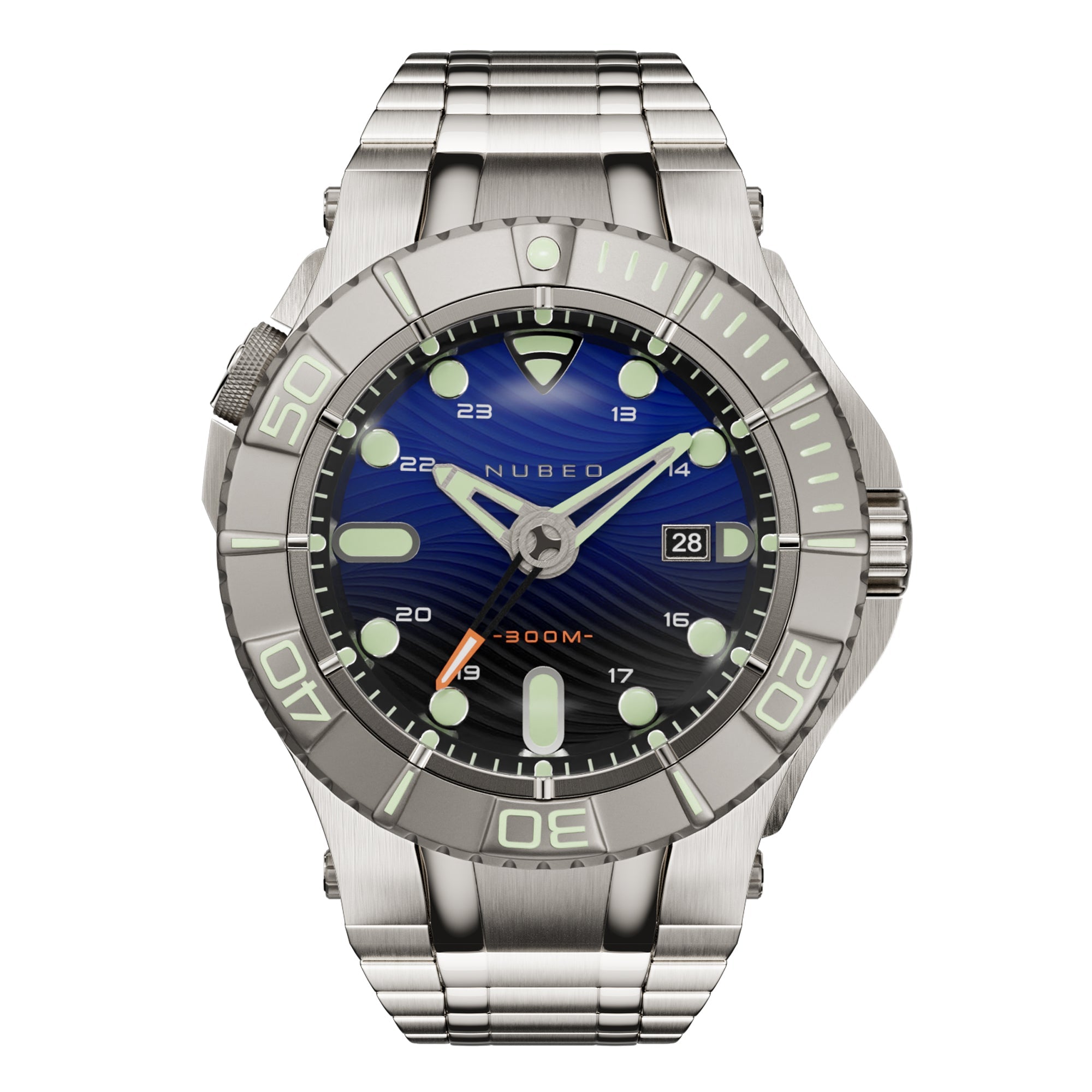 NUBEO Nubeo Manta Gradient Men's Japanese Automatic Ocean Edge Watch NB-6030-11