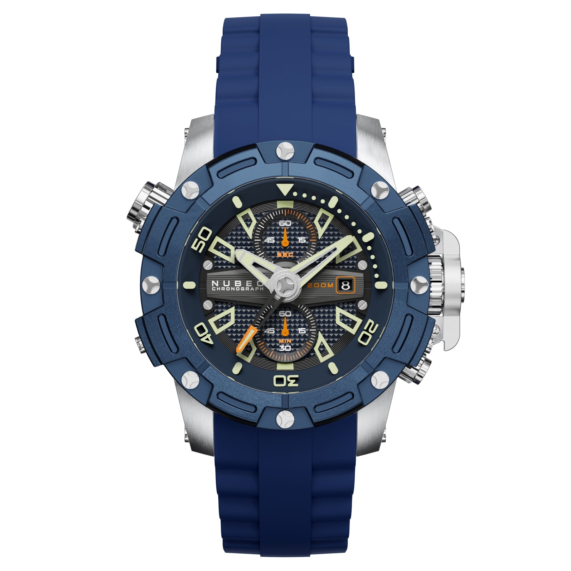 NUBEO Nubeo Curiousity Men's Japanese Quartz Urban Peacock Watch NB-6049-03