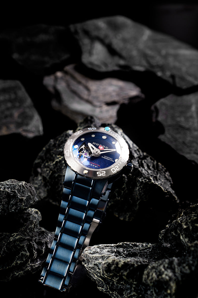 Nubeo Nubeo Opportunity Automatic Limited Edition Current Blue Men's Watch NB-6051-66
