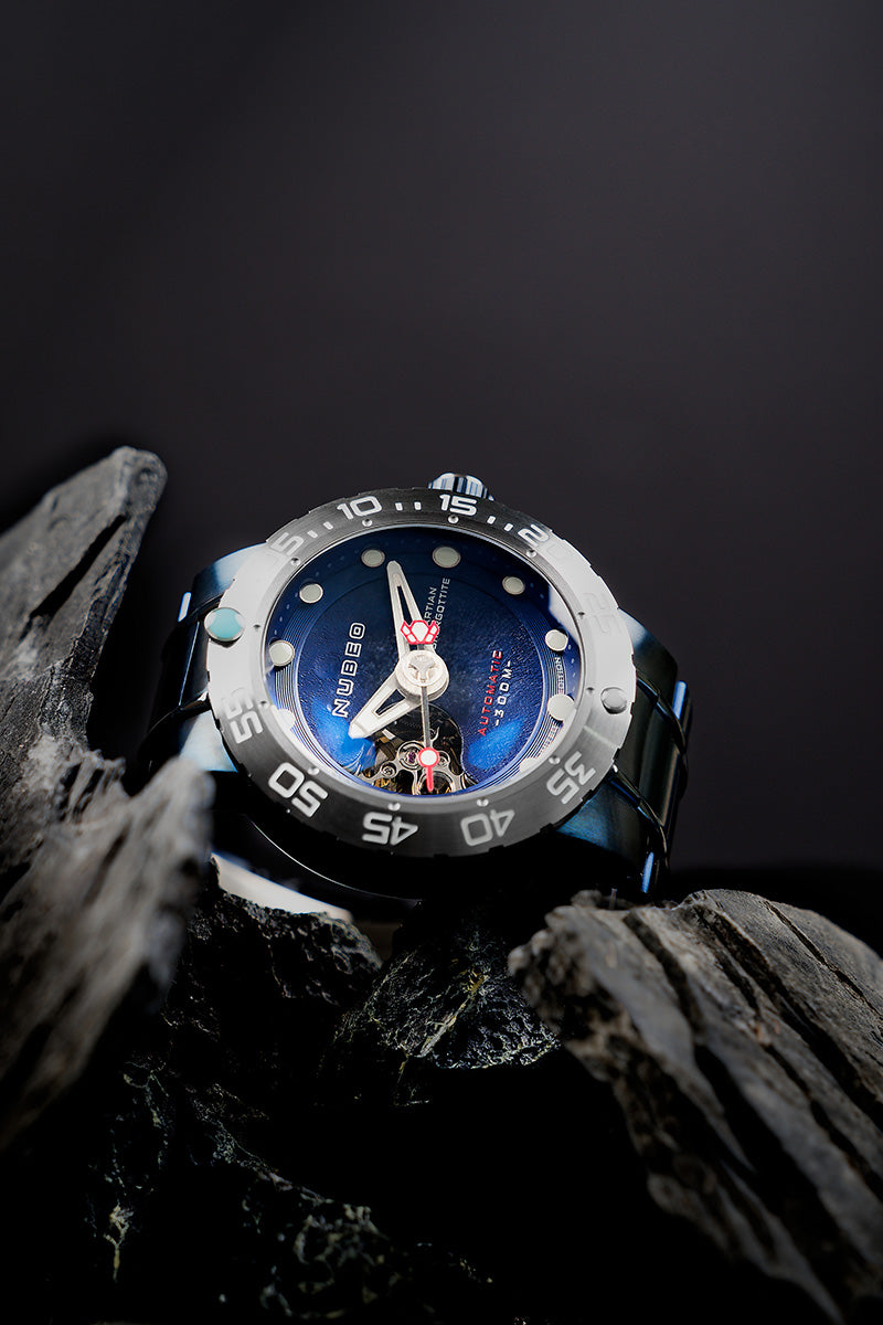 Nubeo Nubeo Opportunity Automatic Limited Edition Current Blue Men's Watch NB-6051-66