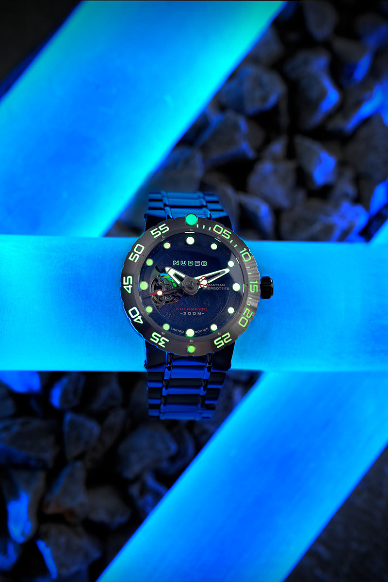 Nubeo Nubeo Opportunity Automatic Limited Edition Current Blue Men's Watch NB-6051-66