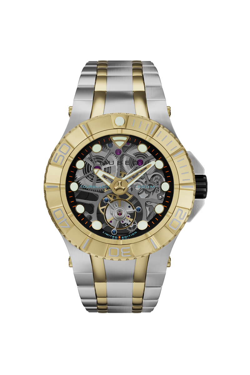 NUBEO Nubeo Manta Sapphire Tourbillon Limited Edition Men's Watch NB-6069-22