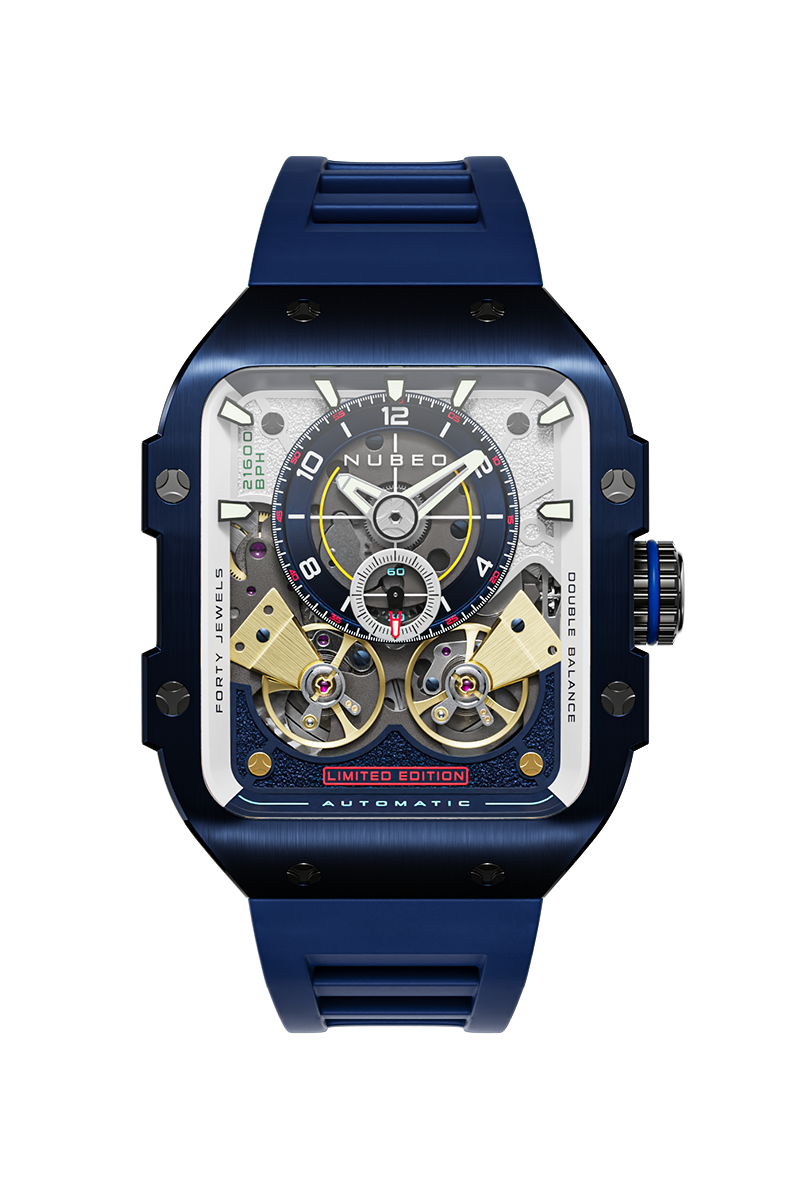 Nubeo Nubeo Maven Automatic Limited Edition Deep Blue Men's Watch NB-6077-04