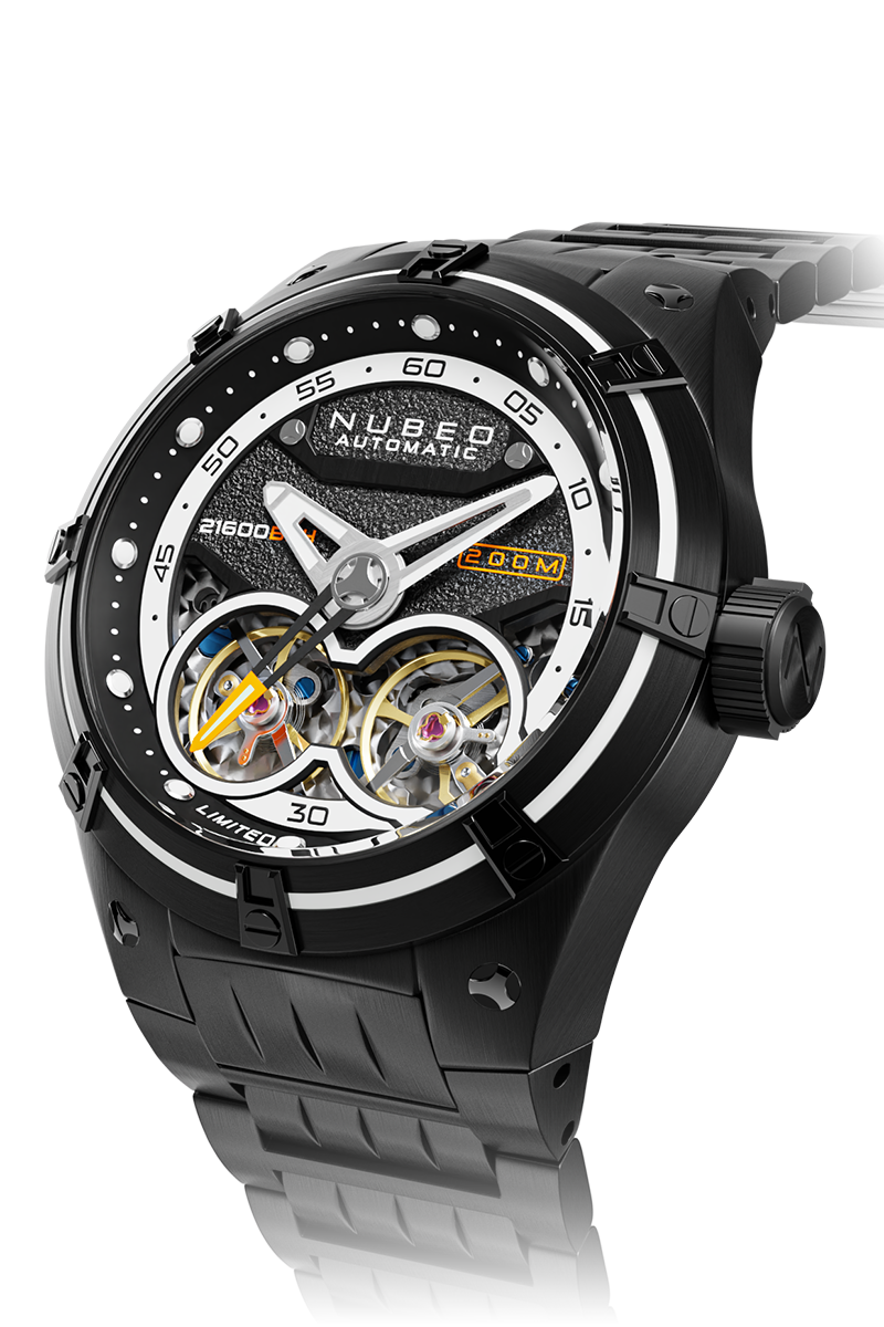NUBEO Nubeo Galileo Automatic Limited Edition All Black Men's Watch NB-6070-33