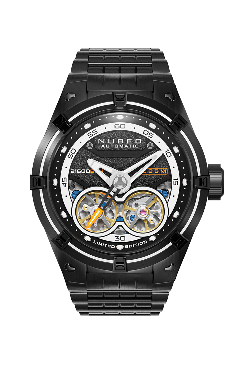 NUBEO Nubeo Galileo Automatic Limited Edition All Black Men's Watch NB-6070-33