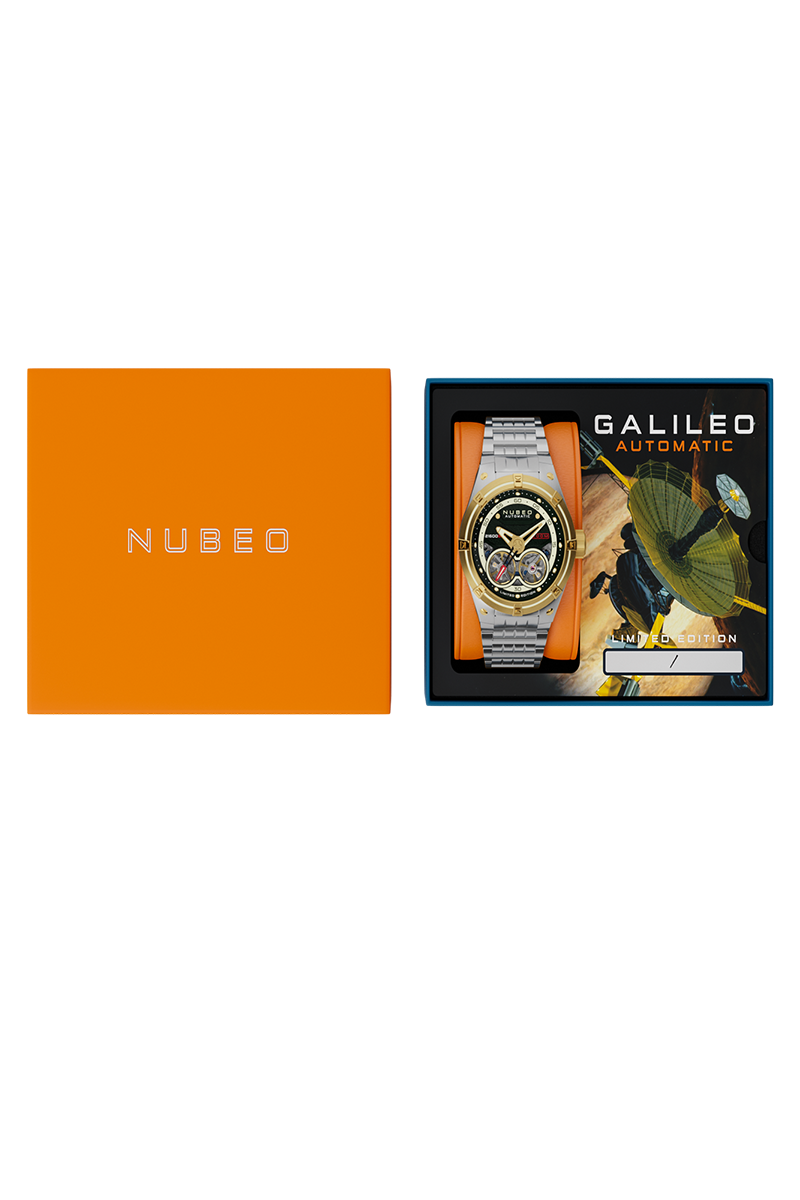 Nubeo Nubeo Galileo Automatic Limited Edition Gold Men's Watch NB-6070-44